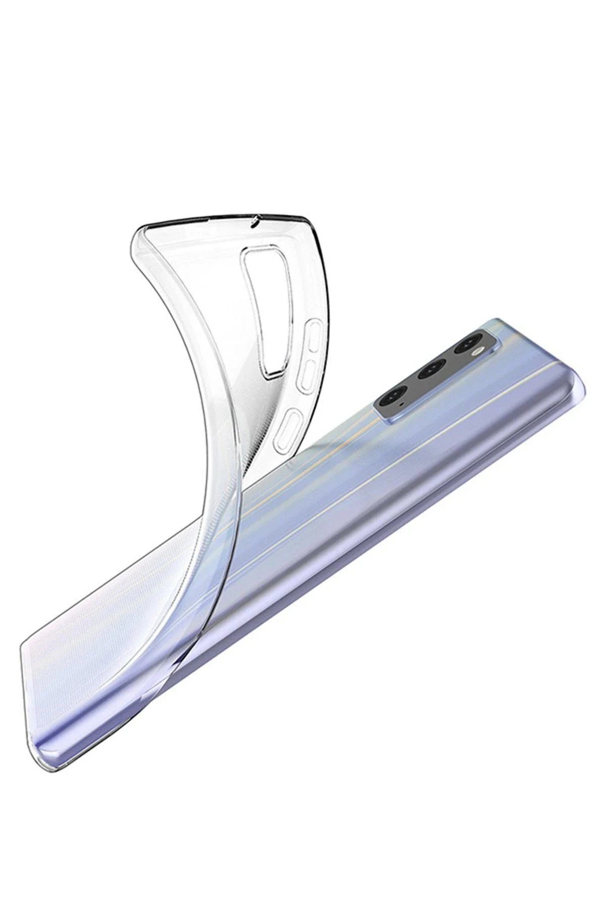 Newface Samsung Galaxy Note 20 Kılıf Lüx Şeffaf Silikon