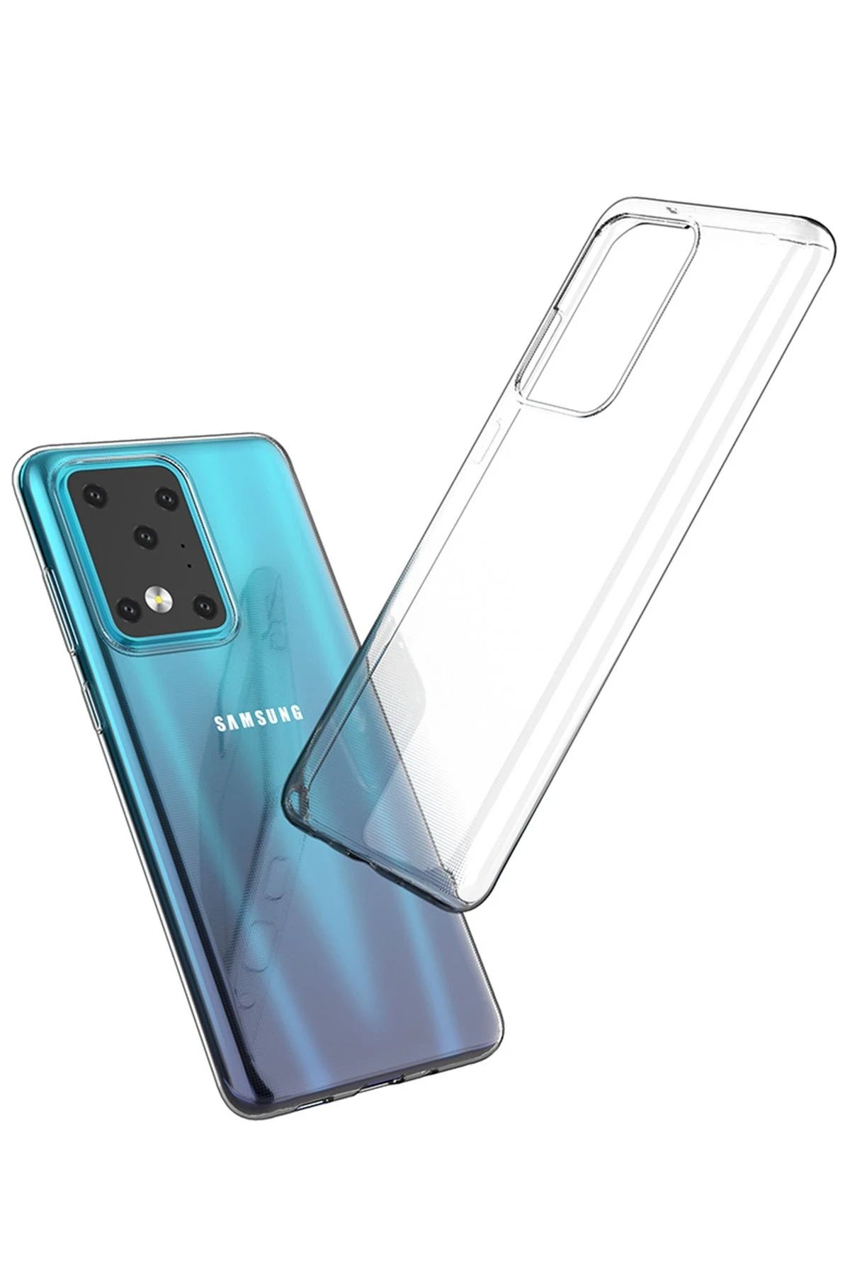 Newface Samsung Galaxy S20 Ultra Kılıf Lüx Şeffaf Silikon