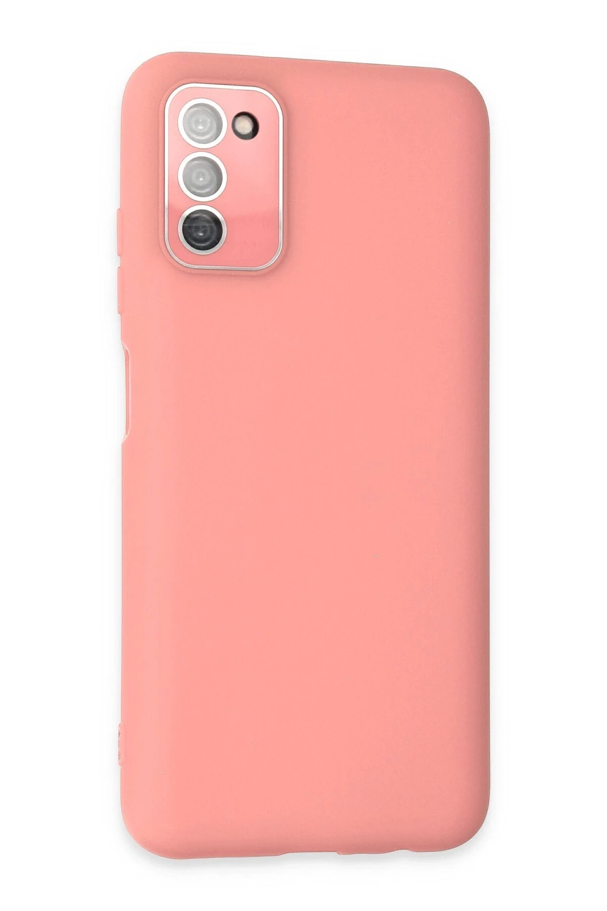 Newface Samsung Galaxy A03S Kılıf Lansman Glass Kapak - Pembe