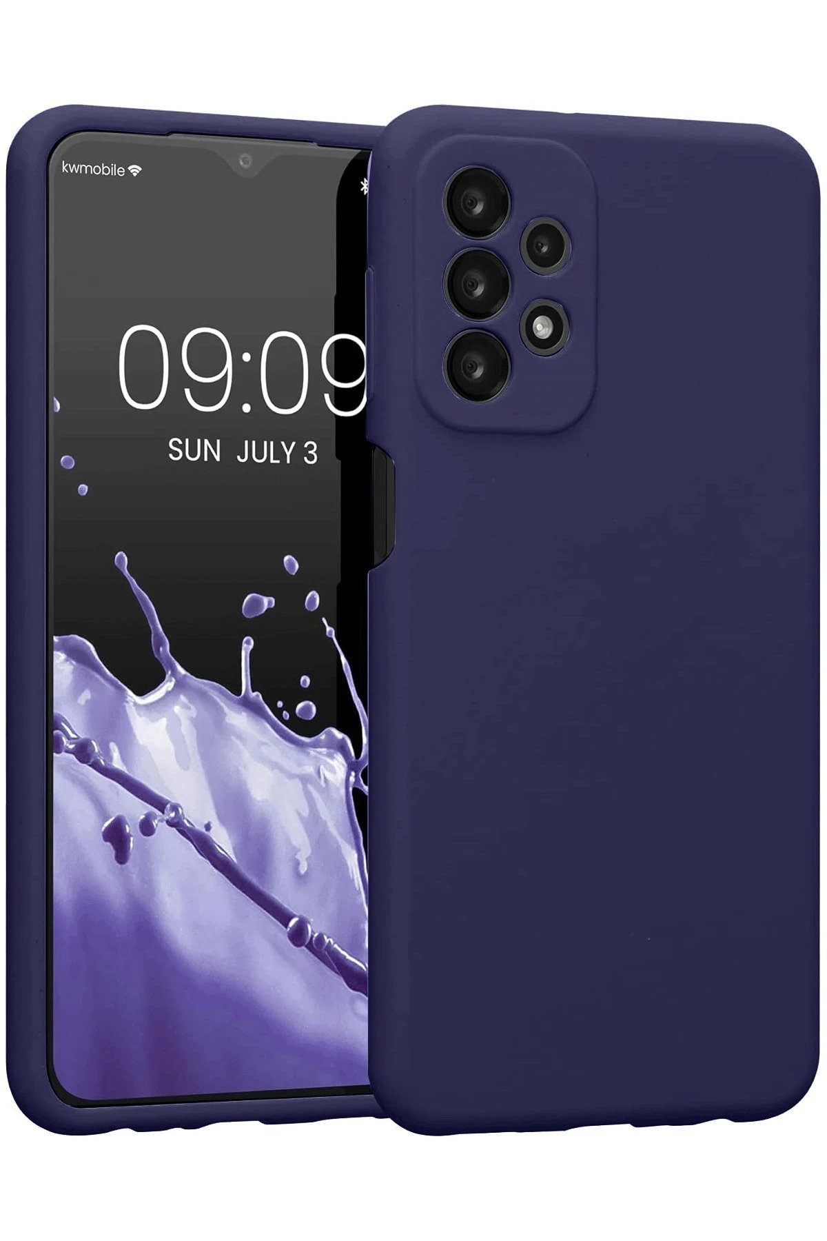 Newface Samsung Galaxy A23 4G Kılıf First Silikon - Lacivert