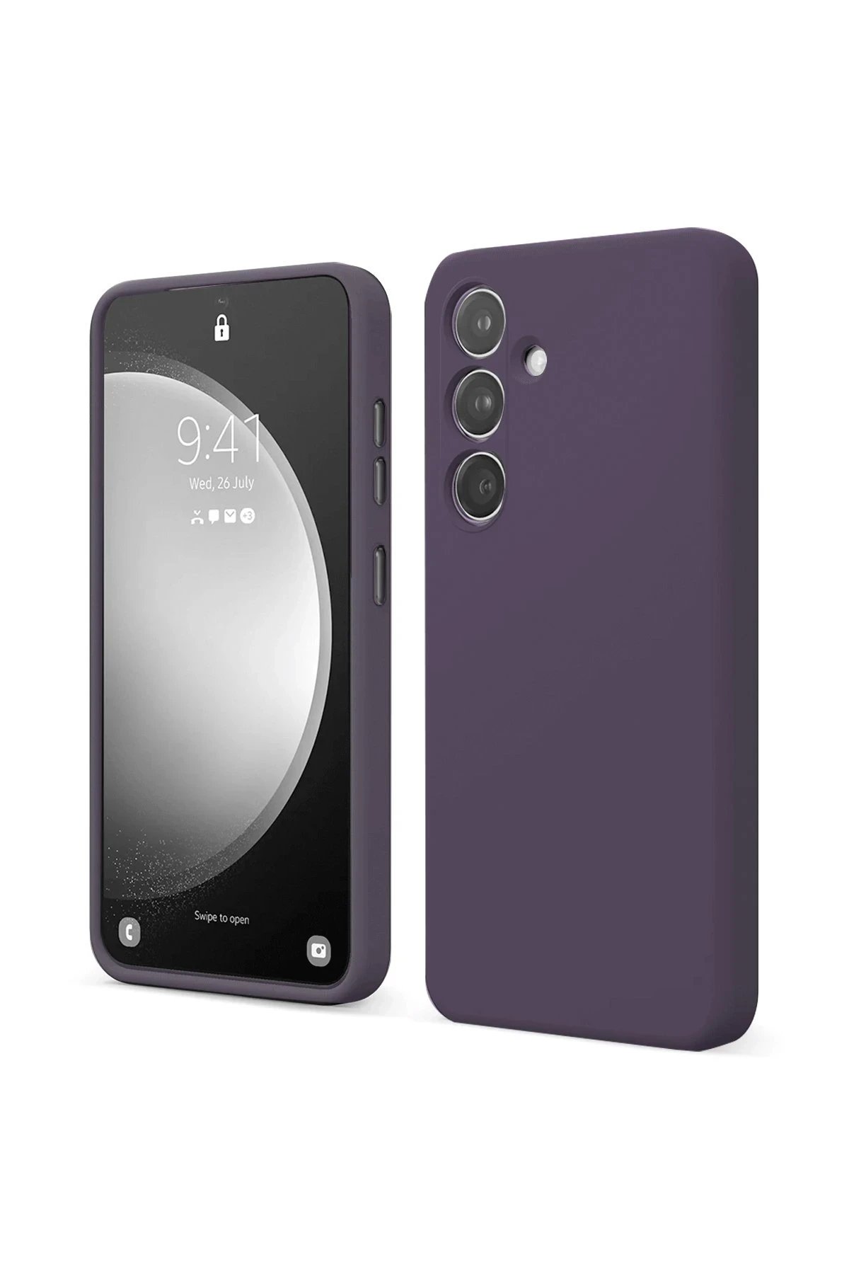 Newface Samsung Galaxy A14 4G Kılıf First Silikon - Mor