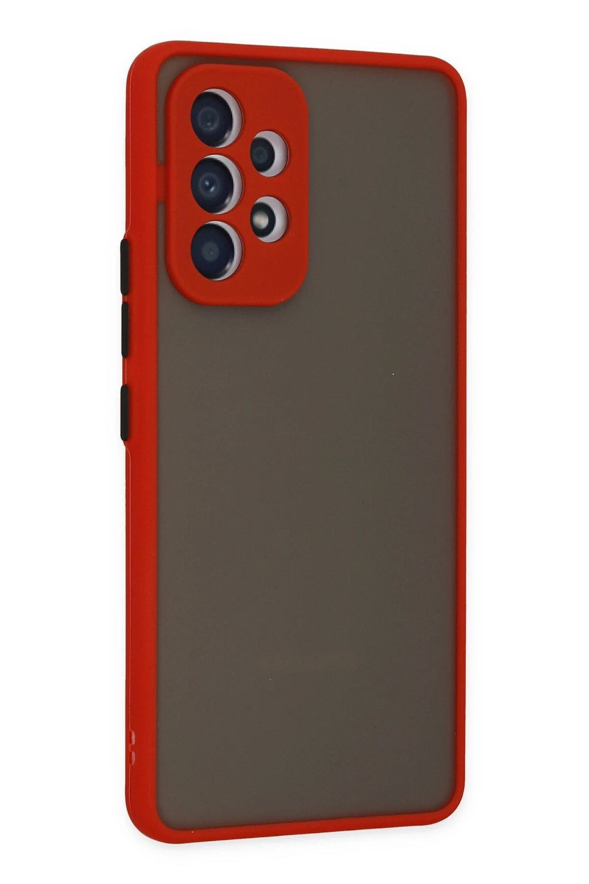 Newface Samsung Galaxy A23 4G Kılıf Montreal Silikon Kapak - Kırmızı