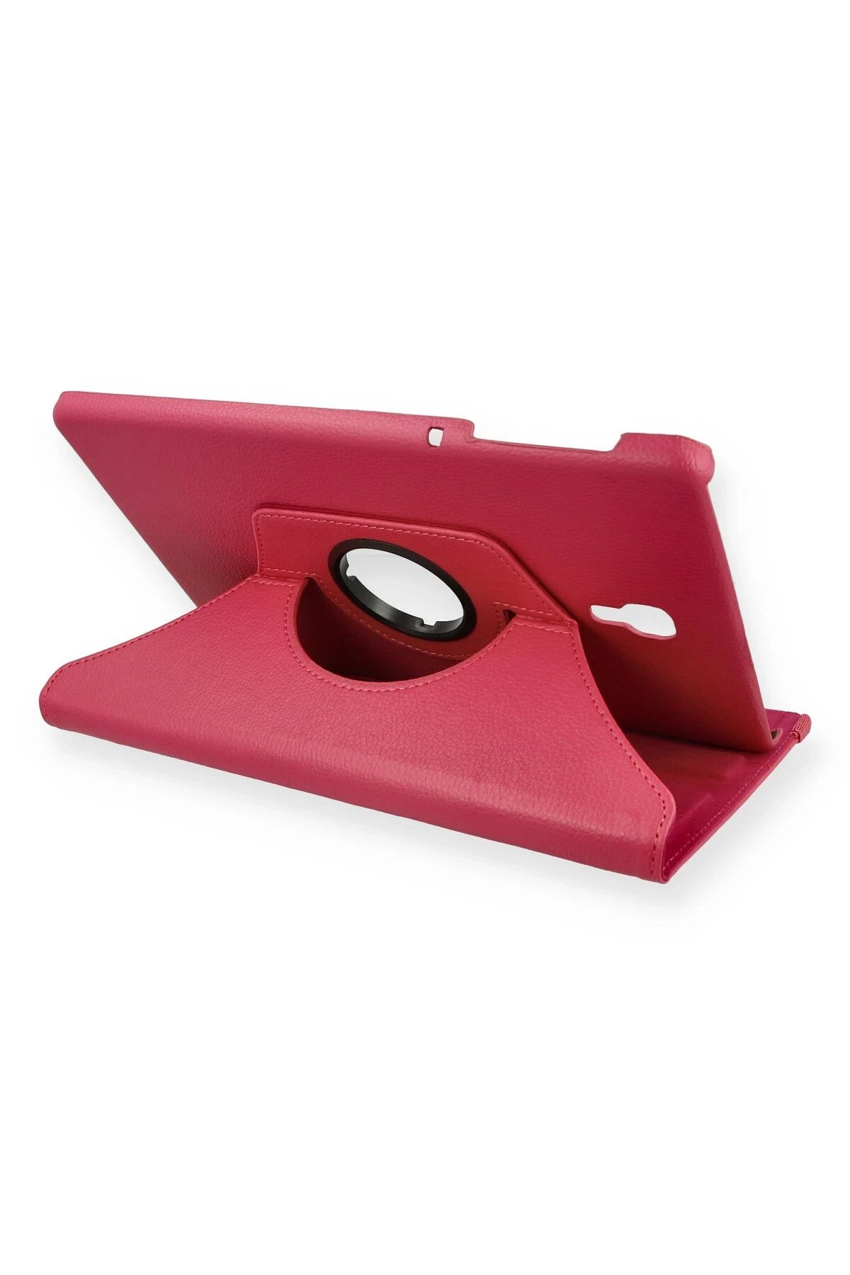 Newface Samsung Galaxy T590 Tab A 10.5 Kılıf 360 Tablet Deri Kılıf - Pembe