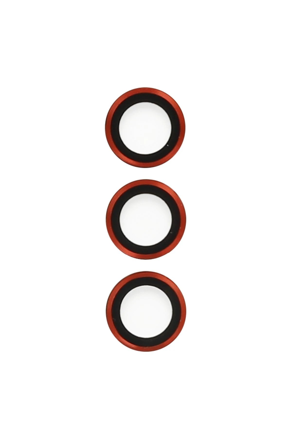 Newface Samsung Galaxy S23 Metal Kamera Lens - Kırmızı