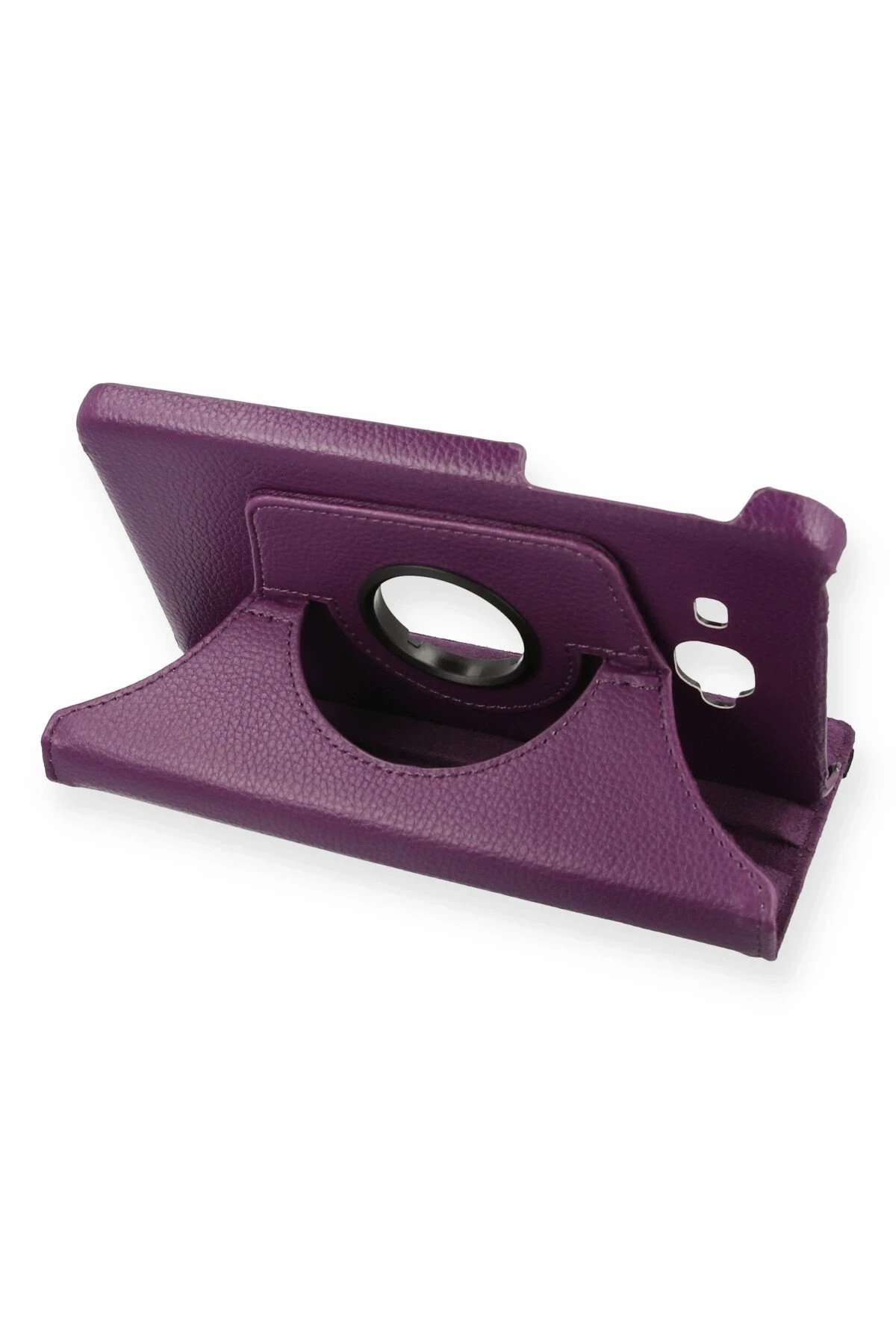 Newface Samsung Galaxy T280 Tab A 7 Kılıf 360 Tablet Deri Kılıf - Mürdüm