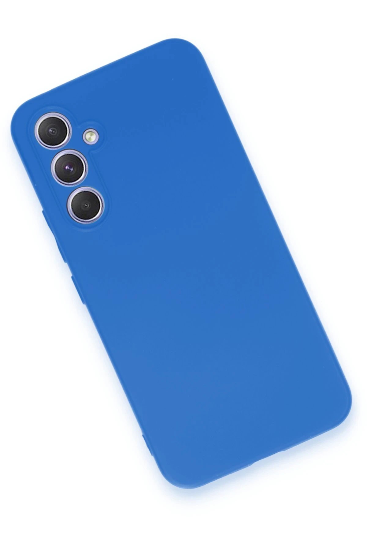 Newface Samsung Galaxy A54 5G Kılıf First Silikon - Mavi