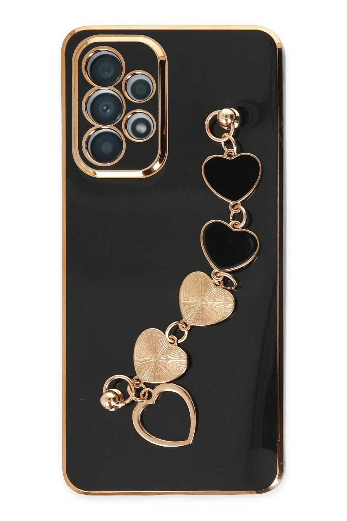 Newface Samsung Galaxy A33 5G Kılıf Esila Silikon - Siyah