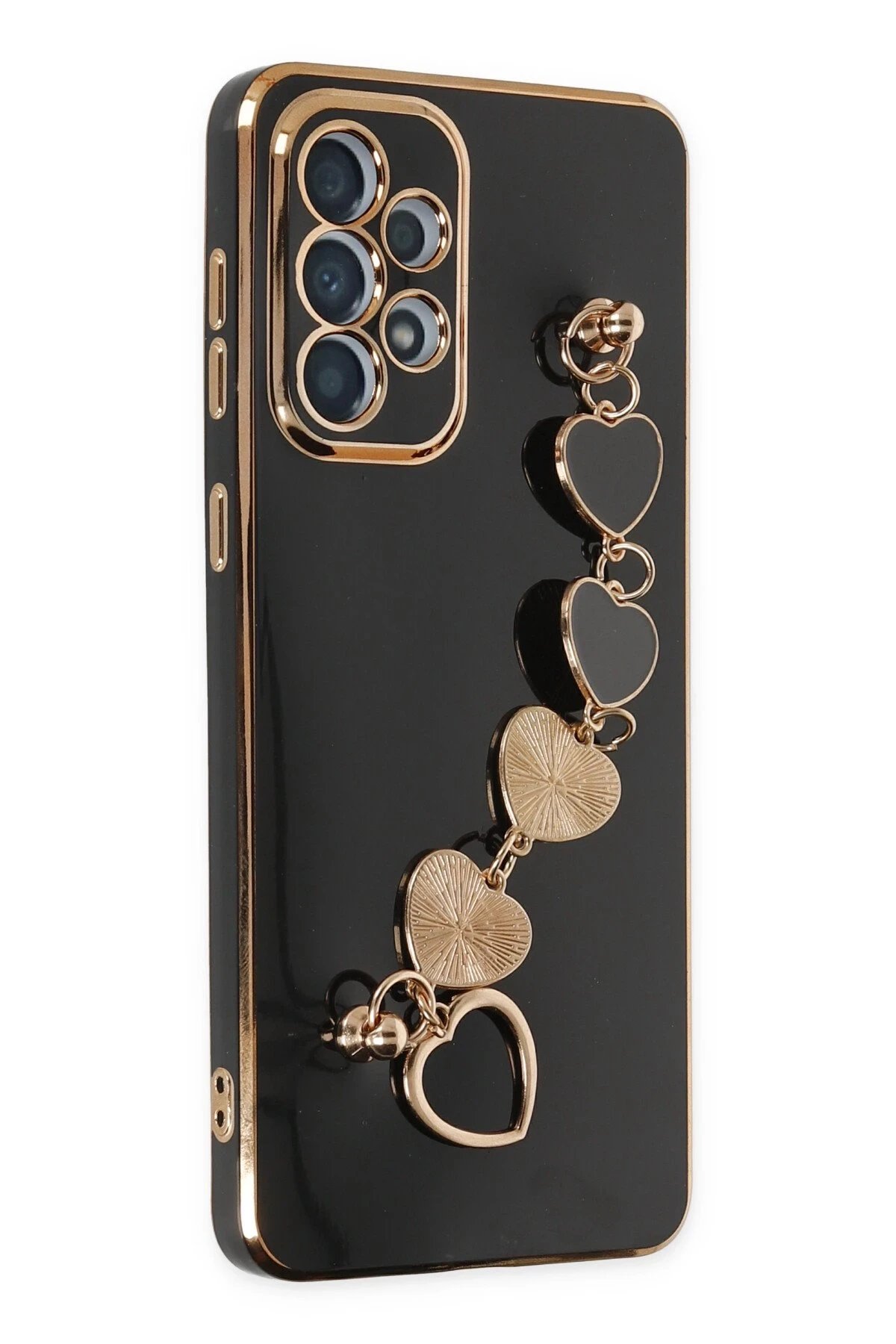 Newface Samsung Galaxy A53 5G Kılıf Esila Silikon - Siyah