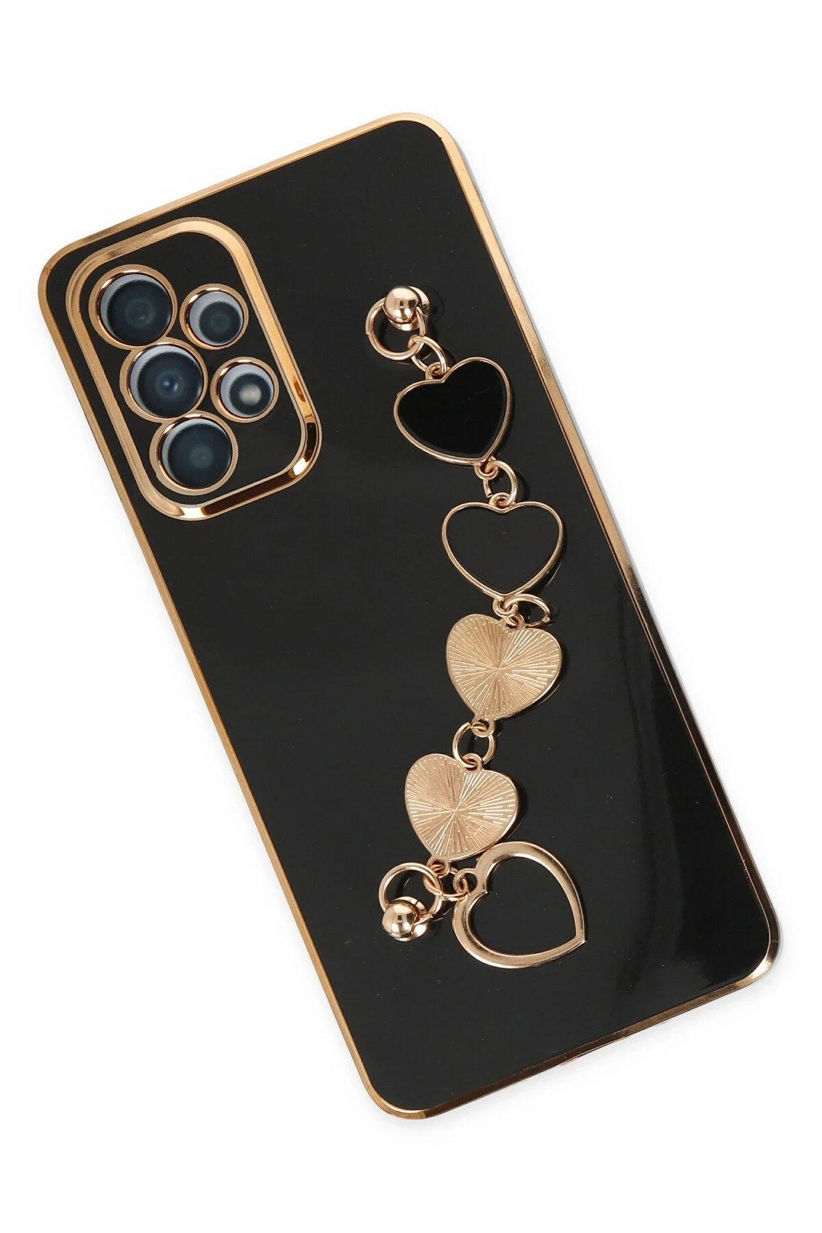 Newface Samsung Galaxy A53 5G Kılıf Esila Silikon - Siyah