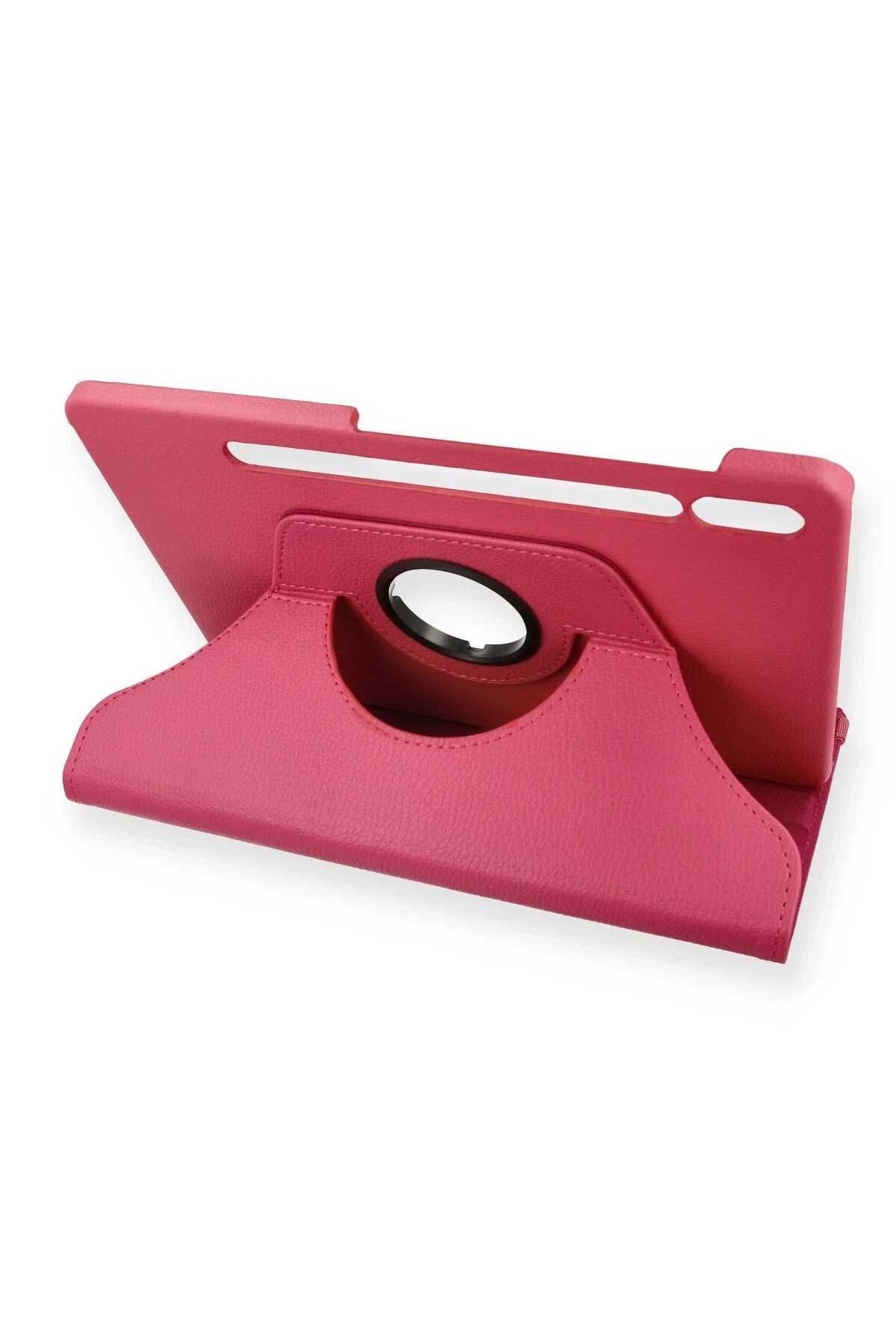 Newface Samsung Galaxy T870 Tab S7 11 Kılıf 360 Tablet Deri Kılıf - Pembe