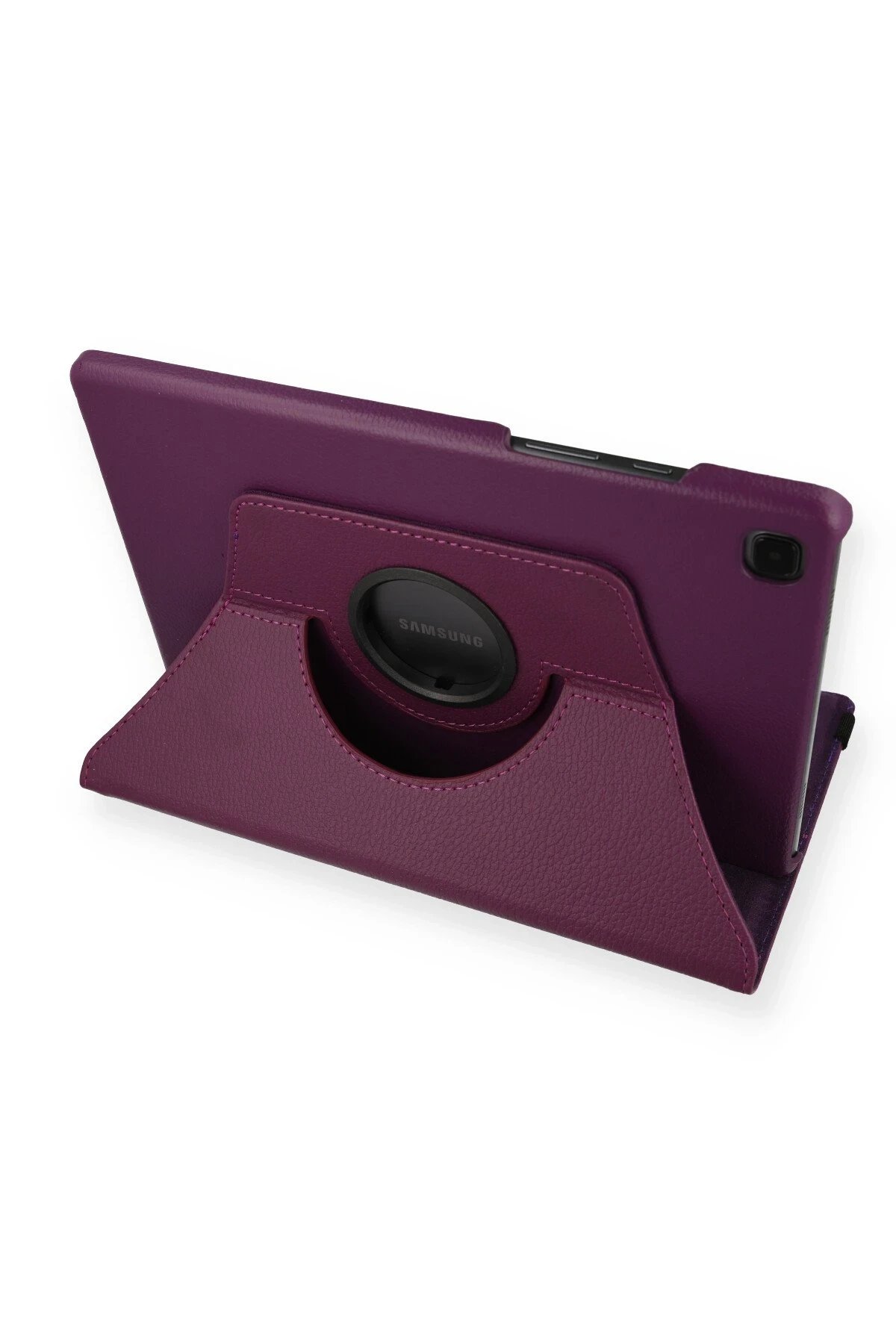 Newface Samsung Galaxy T500 Tab A7 10.4 Kılıf 360 Tablet Deri Kılıf - Mürdüm