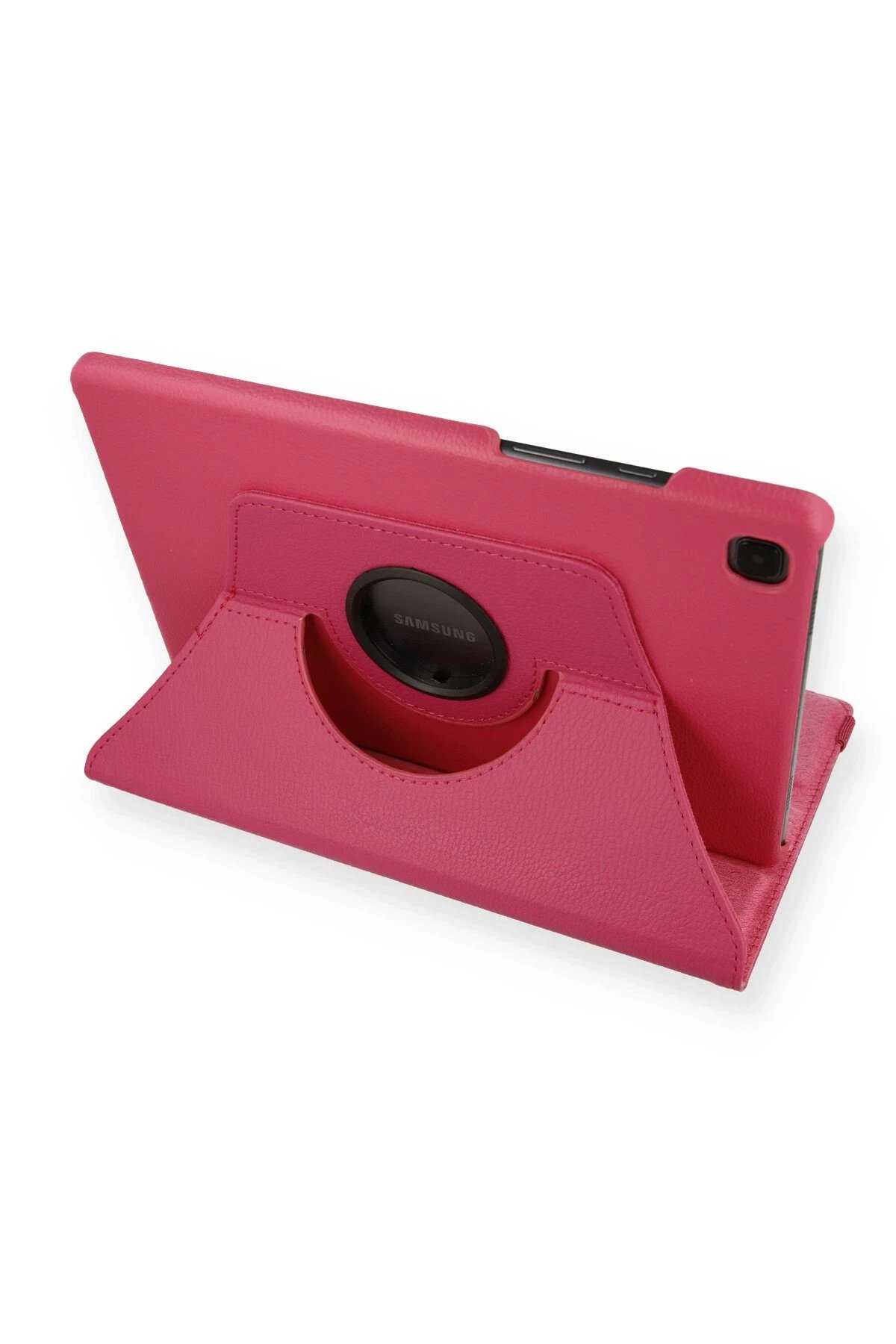 Newface Samsung Galaxy T500 Tab A7 10.4 Kılıf 360 Tablet Deri Kılıf - Pembe