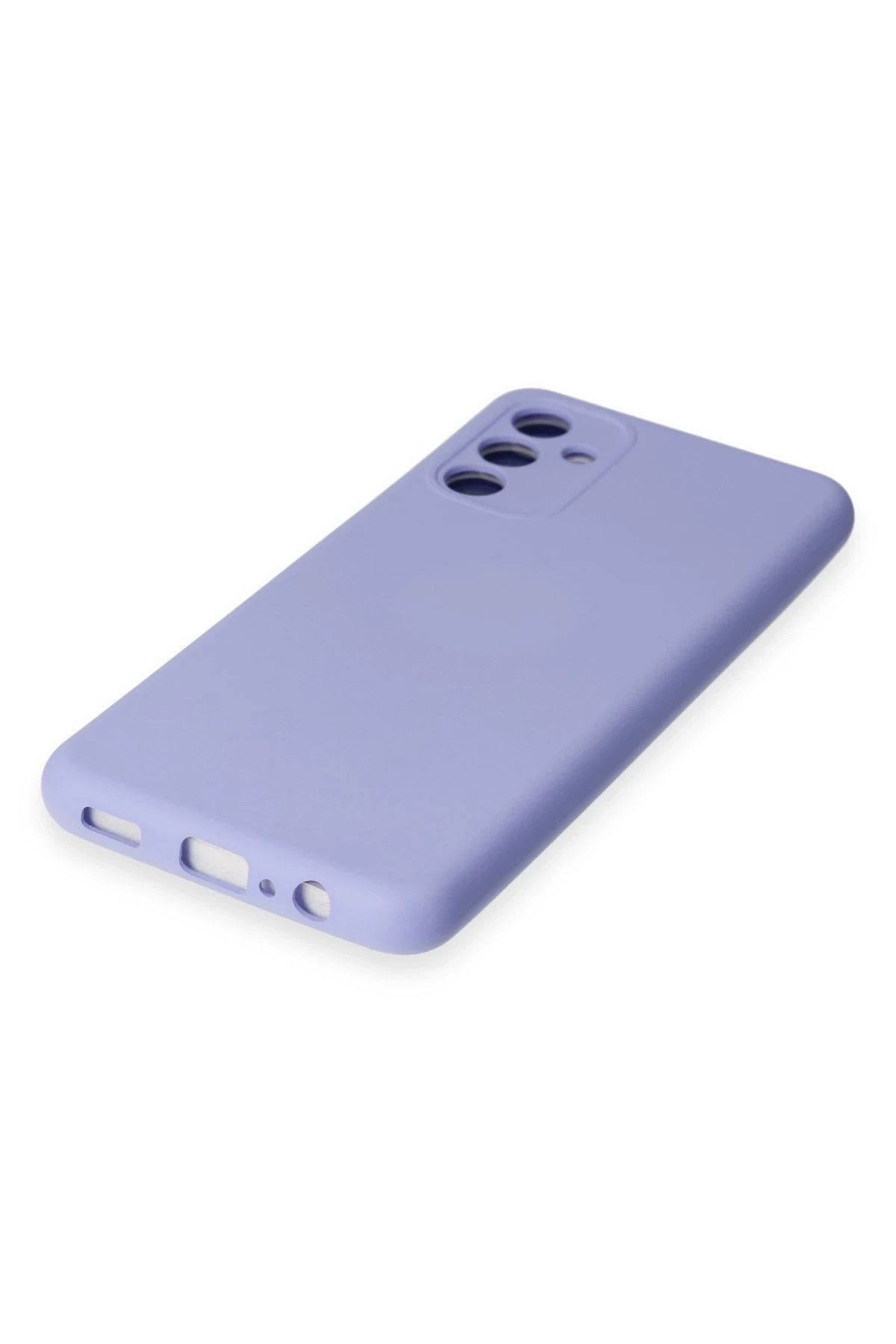 Newface Samsung Galaxy A24 4G Kılıf Nano içi Kadife Silikon - Lila