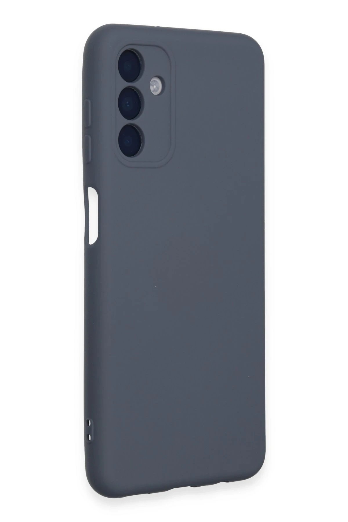 Newface Samsung Galaxy A24 4G Kılıf Nano içi Kadife Silikon - Gri