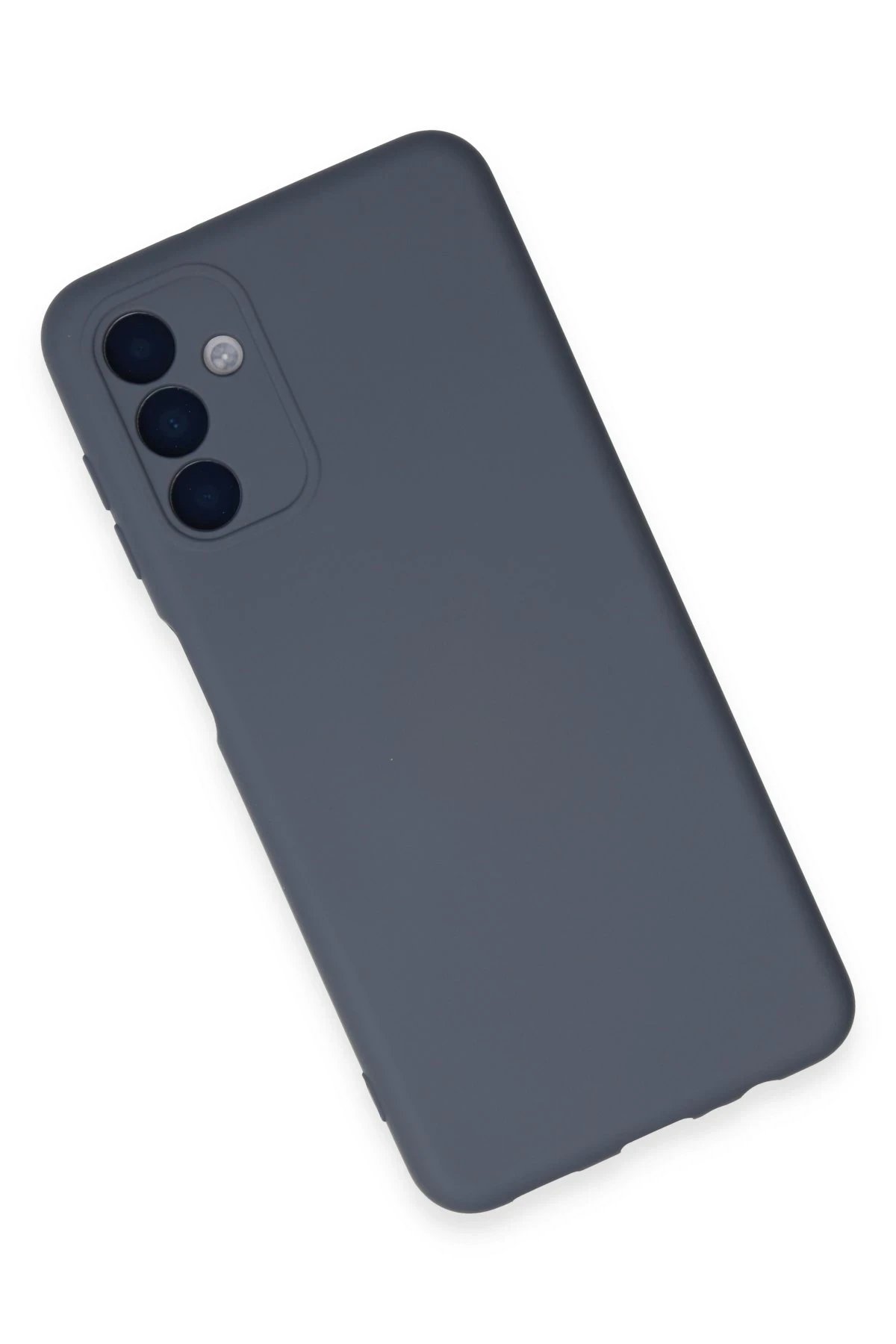 Newface Samsung Galaxy A24 4G Kılıf Nano içi Kadife Silikon - Gri