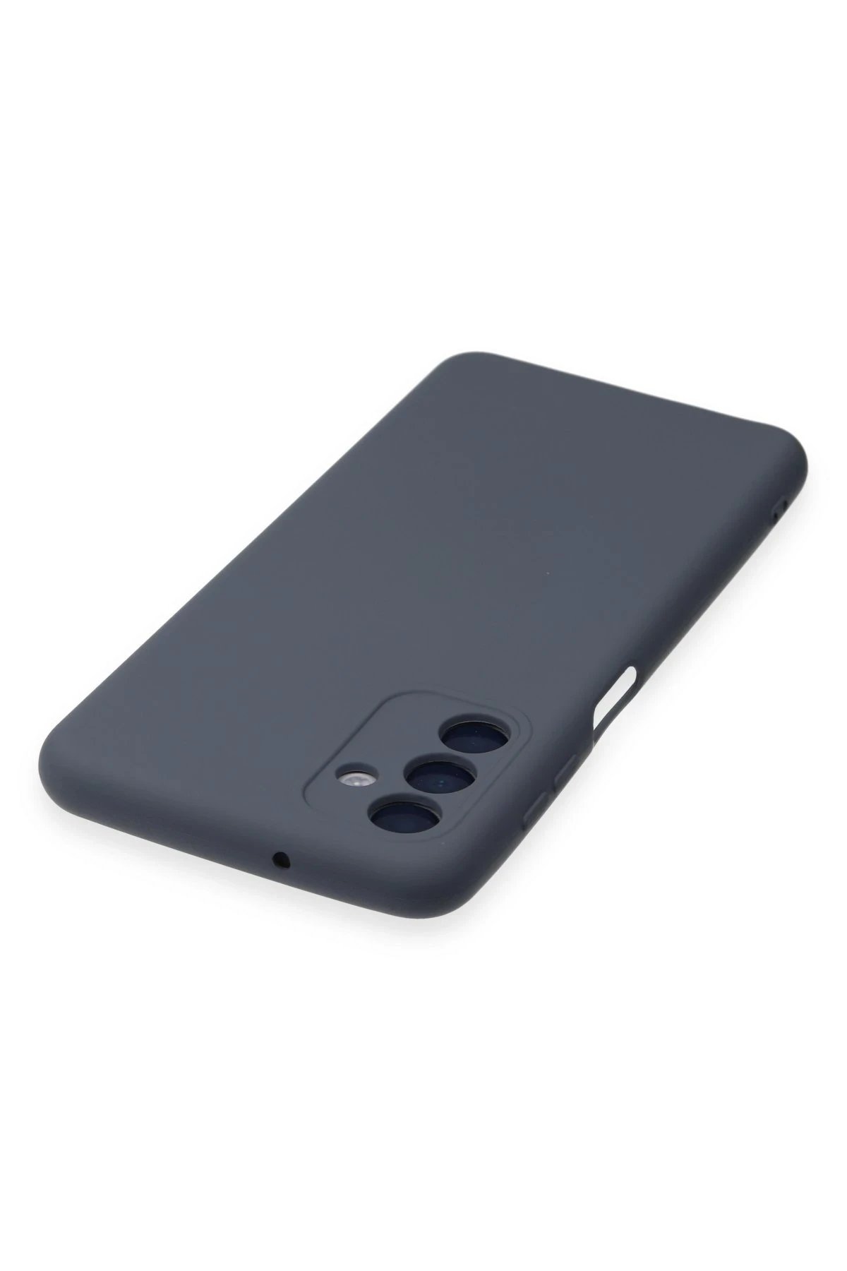 Newface Samsung Galaxy A24 4G Kılıf Nano içi Kadife Silikon - Gri