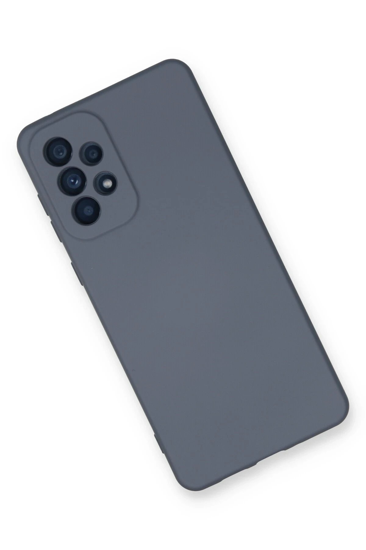 Newface Samsung Galaxy A53 5G Kılıf Nano içi Kadife Silikon - Gri