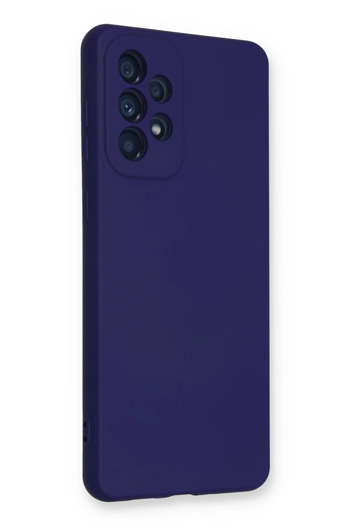 Newface Samsung Galaxy A53 5G Kılıf Nano içi Kadife Silikon - Mor