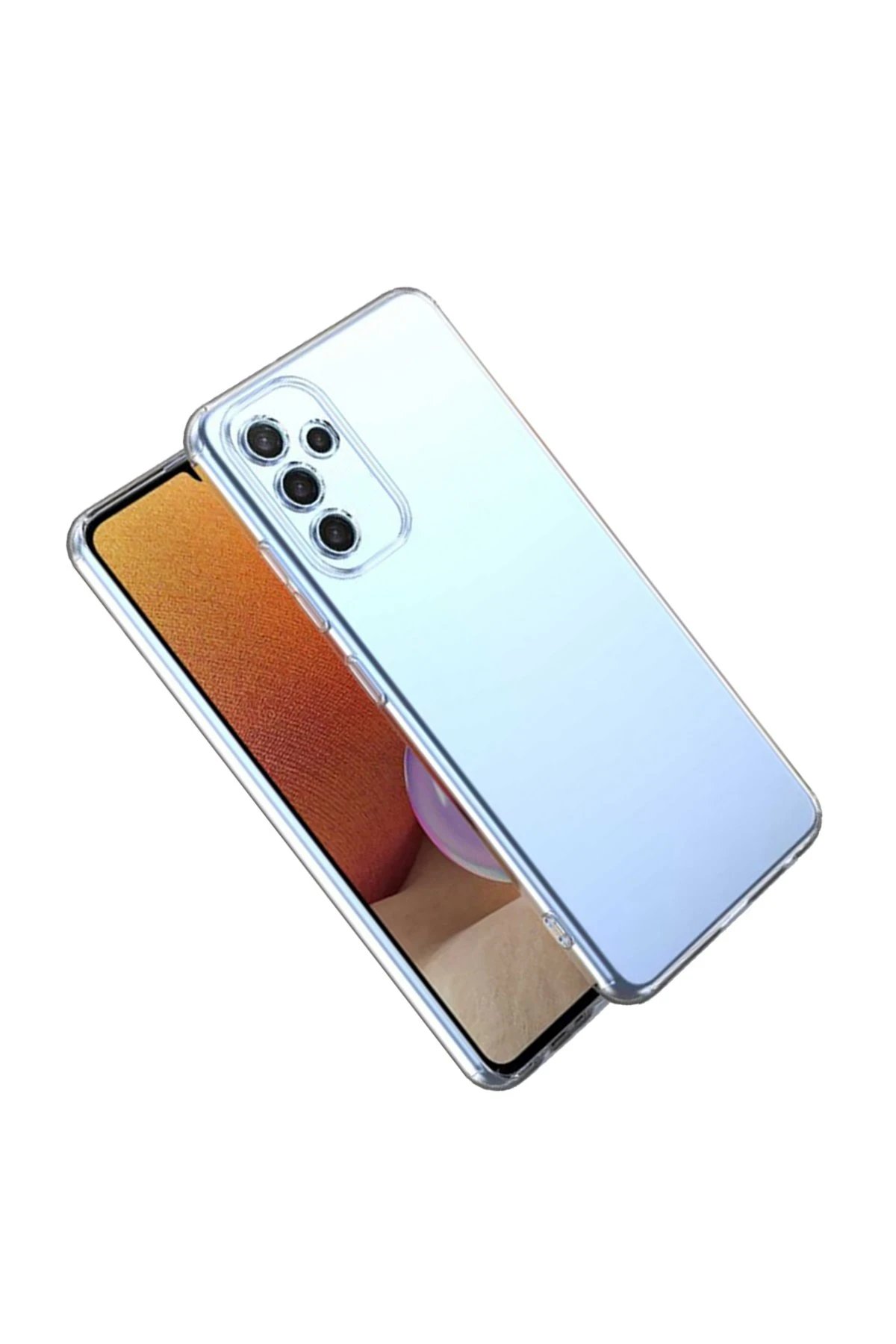 Newface Samsung Galaxy A54 5G Kılıf Lüx Şeffaf Silikon