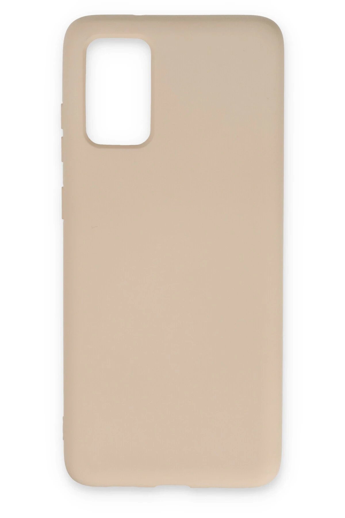 Newface Samsung Galaxy S20 Kılıf Nano içi Kadife Silikon - Pudra