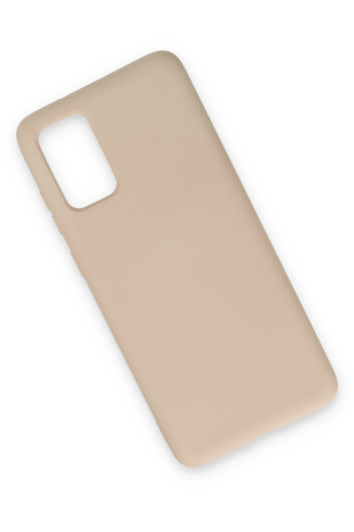 Newface Samsung Galaxy S20 Kılıf Nano içi Kadife Silikon - Pudra