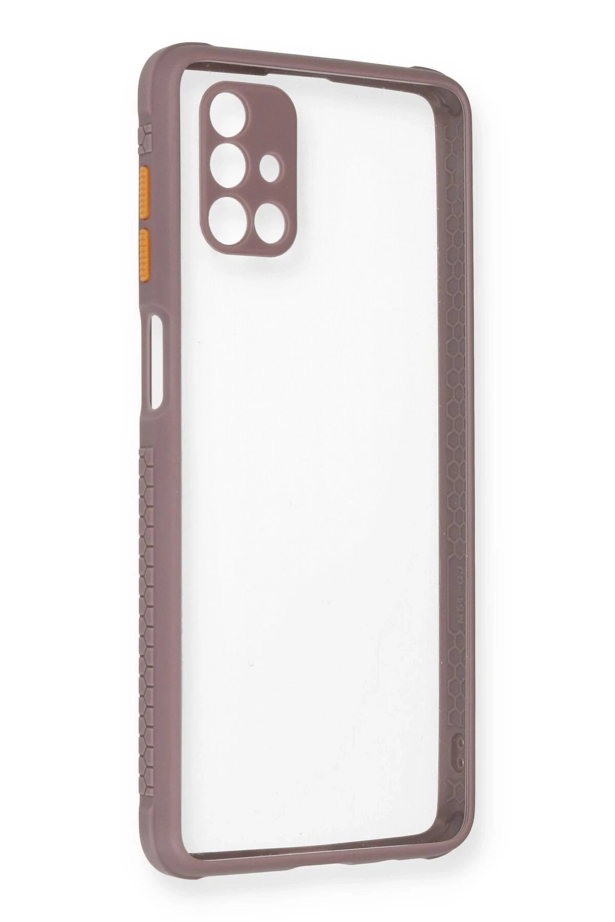 Newface Samsung Galaxy M51 Kılıf Miami Şeffaf Silikon - Açık Mor