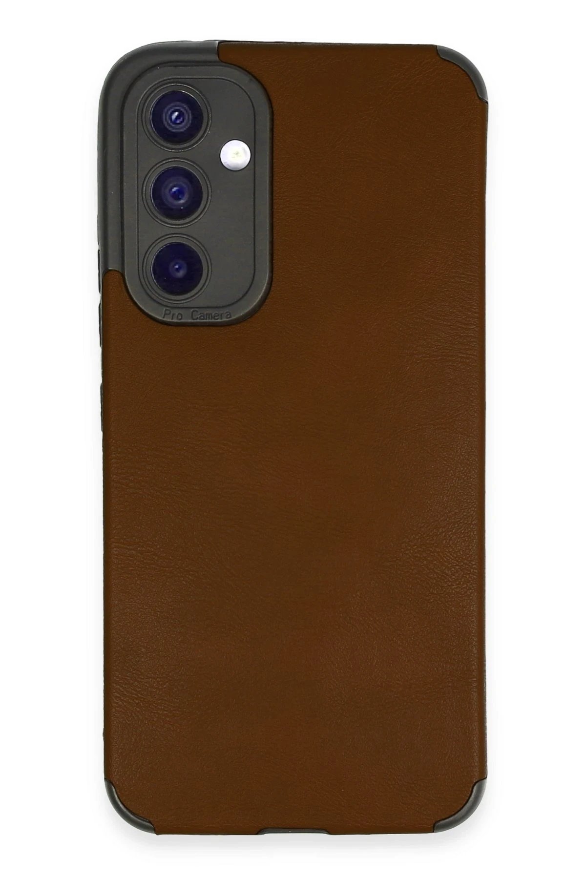 Newface Samsung Galaxy A54 5G Kılıf Loop Deri Silikon - Kahverengi