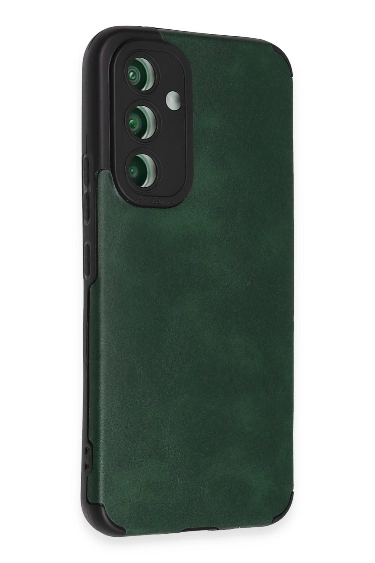 Newface Samsung Galaxy A54 5G Kılıf Loop Deri Silikon - Yeşil