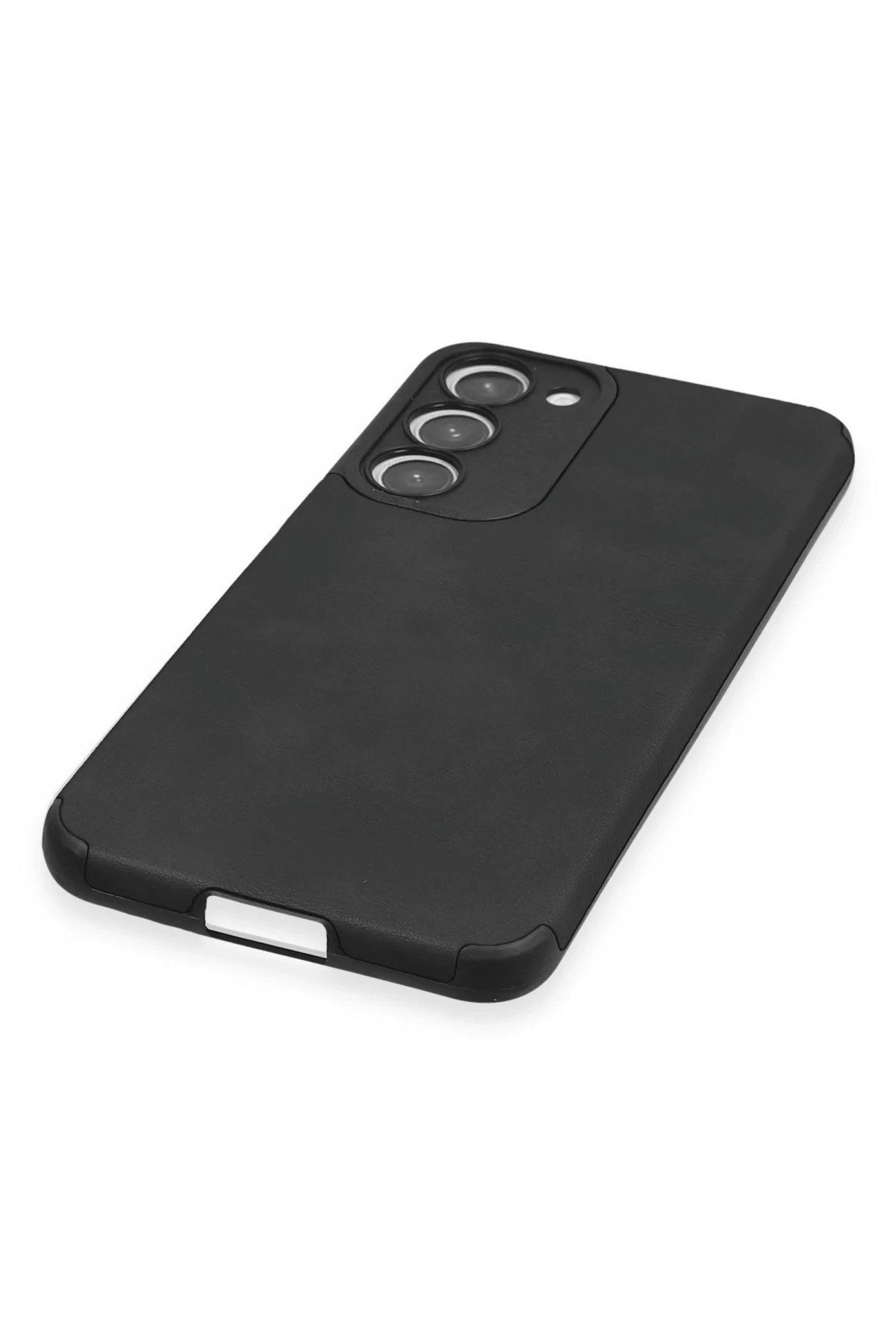 Newface Samsung Galaxy S23 Plus Kılıf Loop Deri Silikon - Siyah