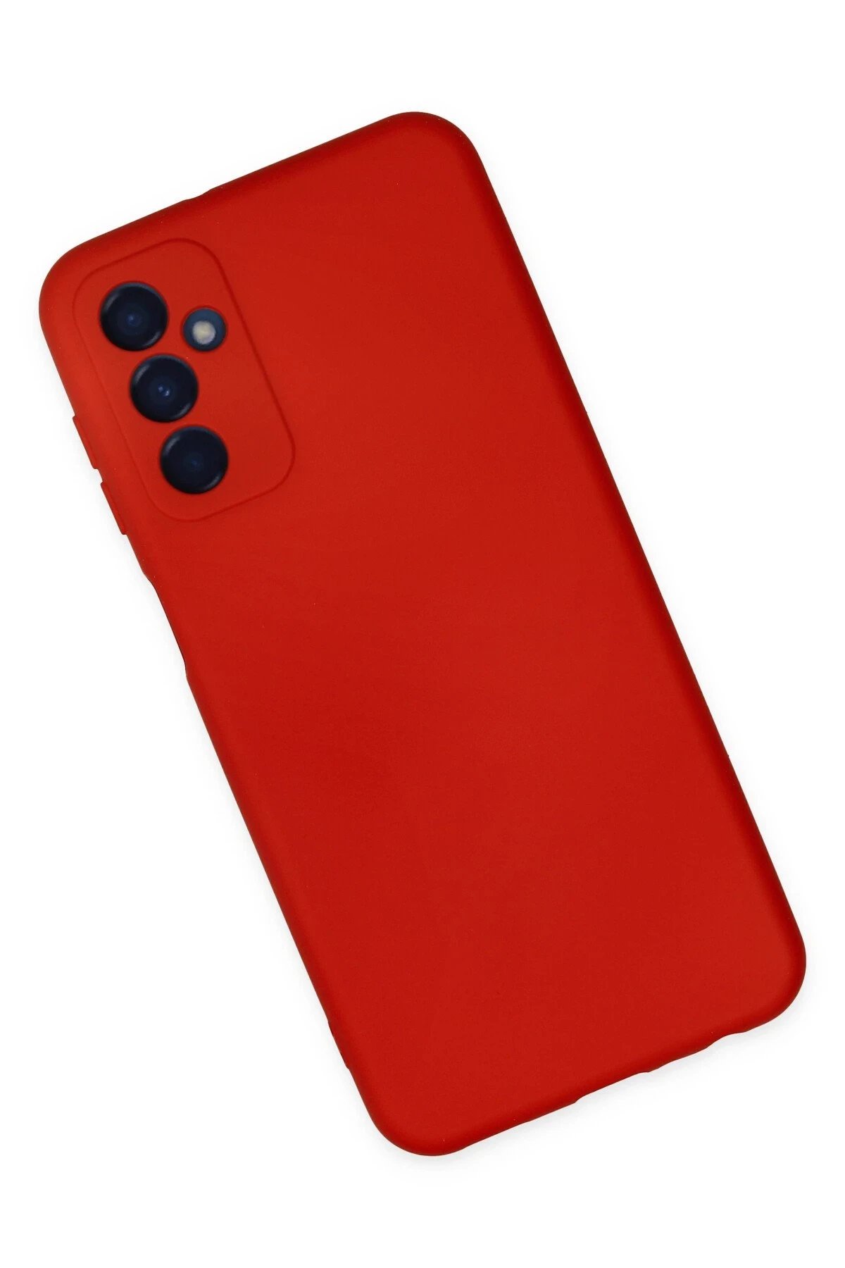 Newface Samsung Galaxy M23 Kılıf Nano içi Kadife Silikon - Kırmızı