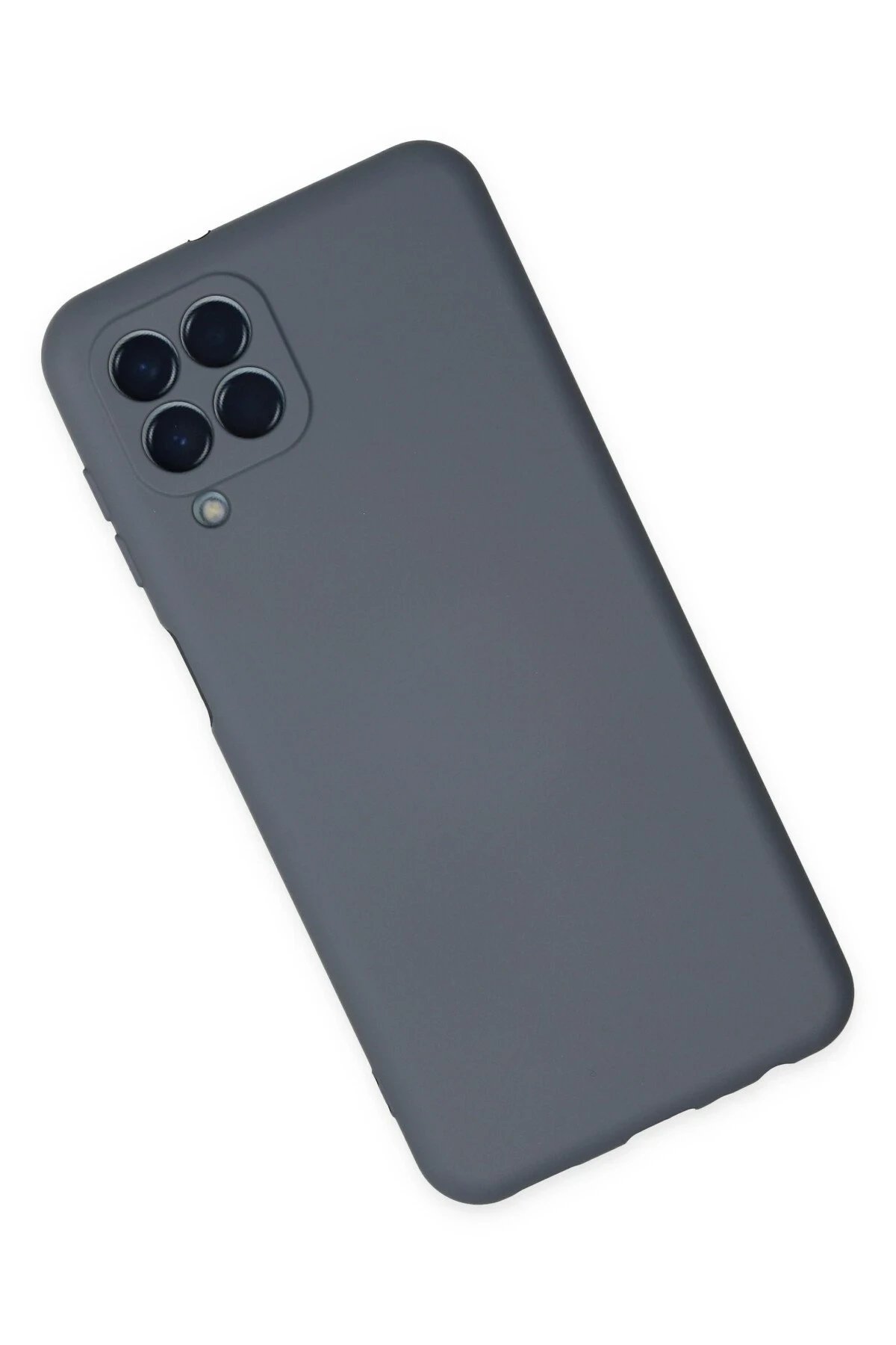 Newface Samsung Galaxy M33 Kılıf Nano içi Kadife Silikon - Gri