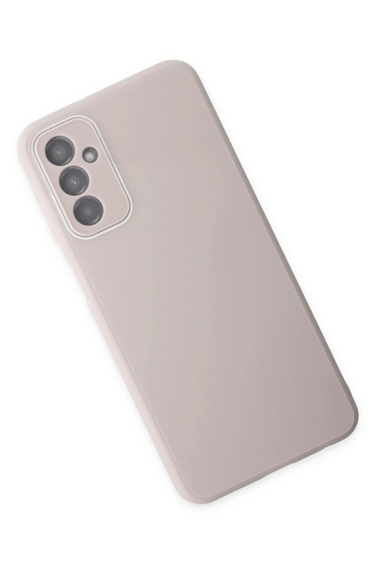 Newface Samsung Galaxy M23 Kılıf Glass Kapak - Pembe