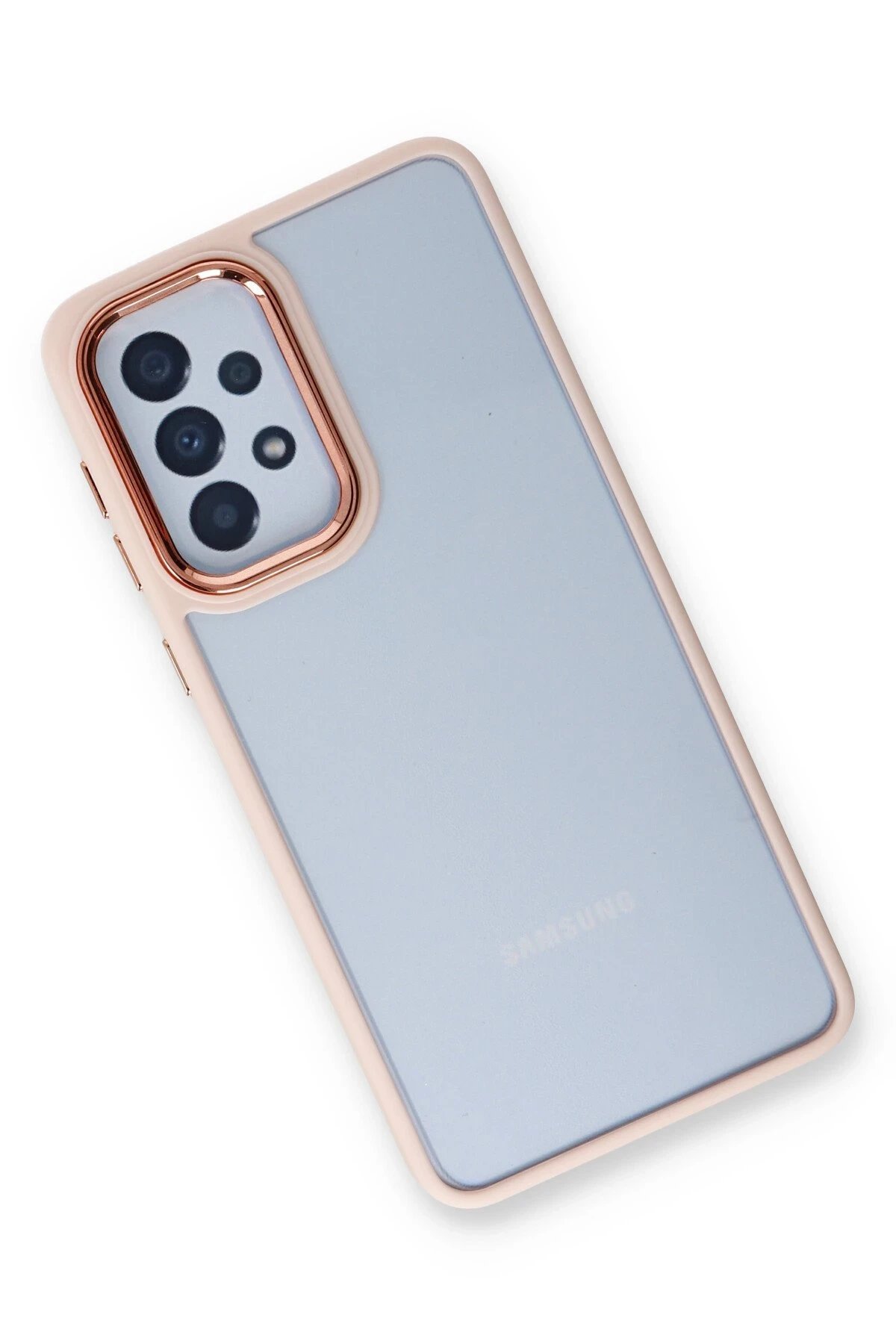 Newface Samsung Galaxy A23 4G Kılıf Dora Kapak - Pudra