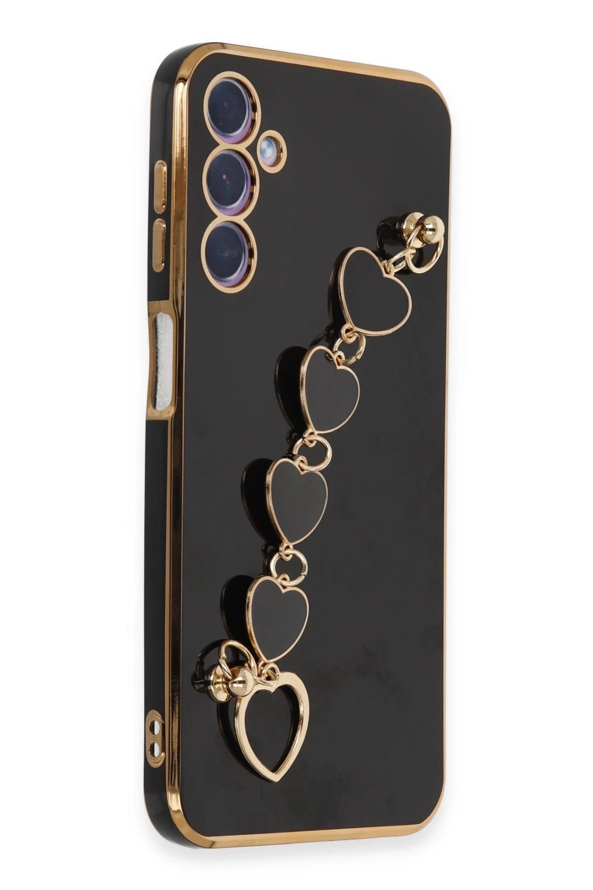 Newface Samsung Galaxy A24 4G Kılıf Esila Silikon - Siyah