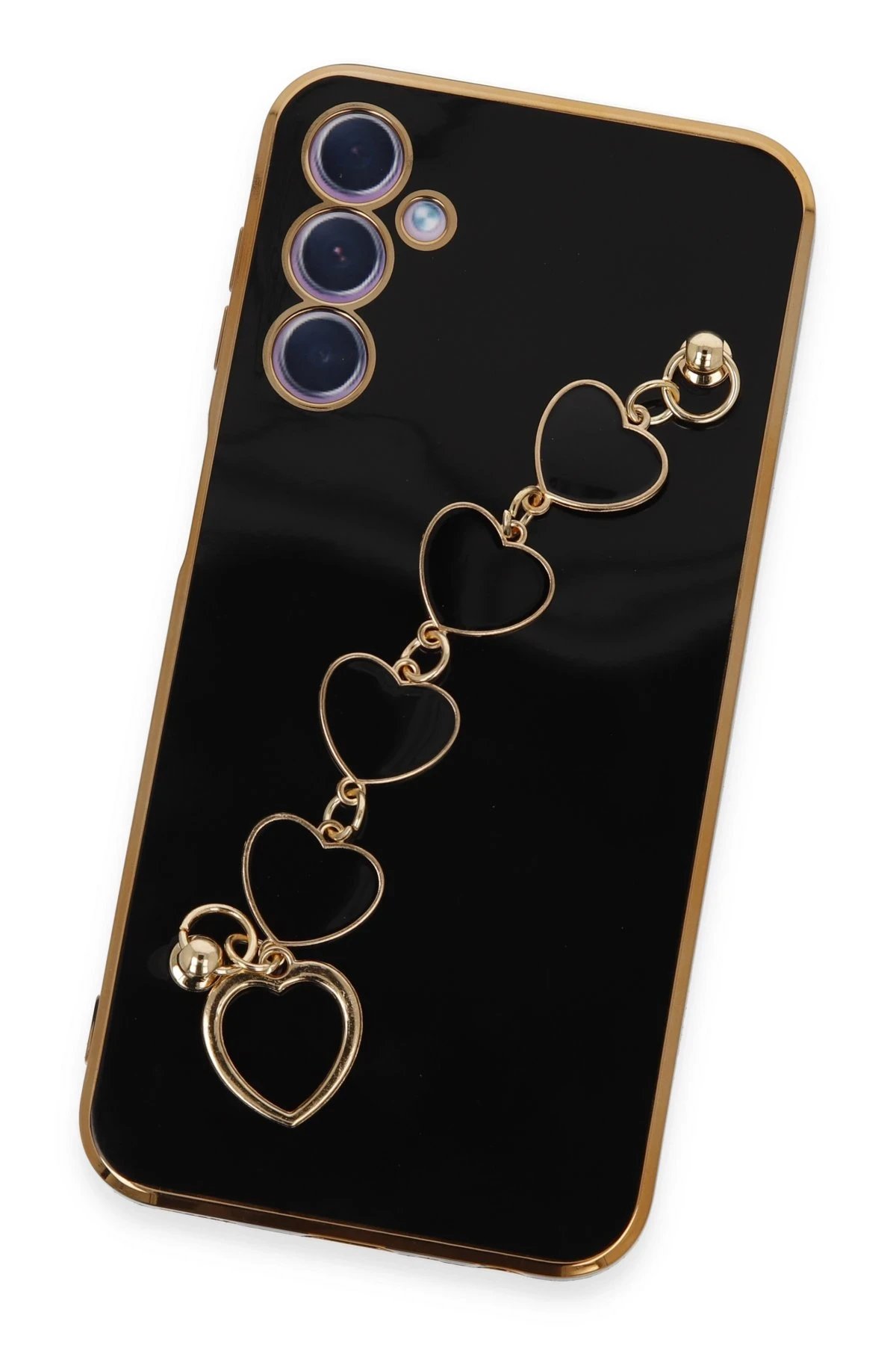 Newface Samsung Galaxy A24 4G Kılıf Esila Silikon - Siyah