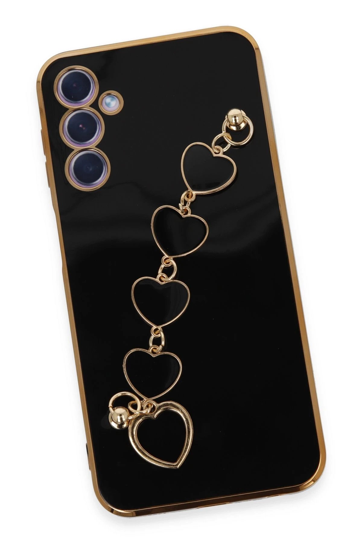 Newface Samsung Galaxy A24 4G Kılıf Esila Silikon - Siyah