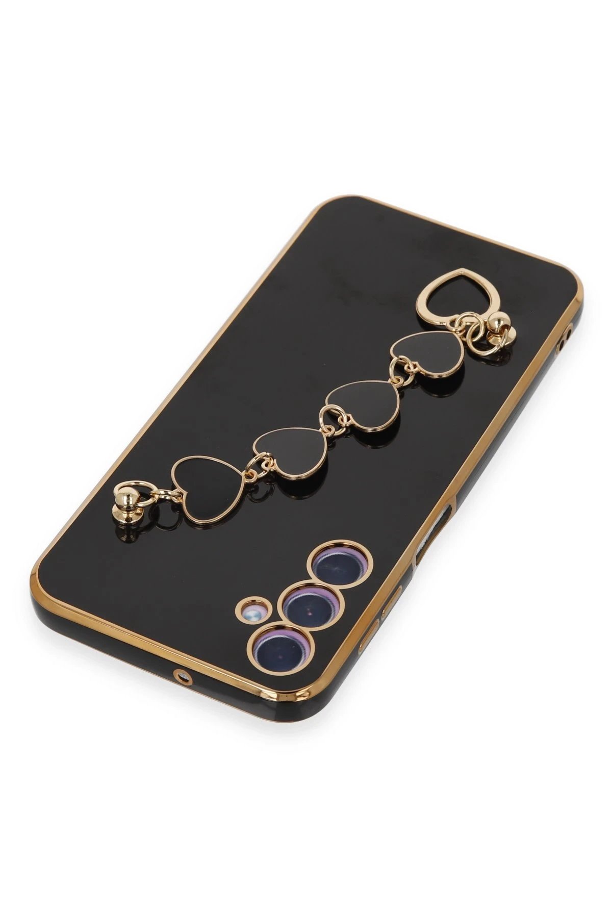 Newface Samsung Galaxy A24 4G Kılıf Esila Silikon - Siyah