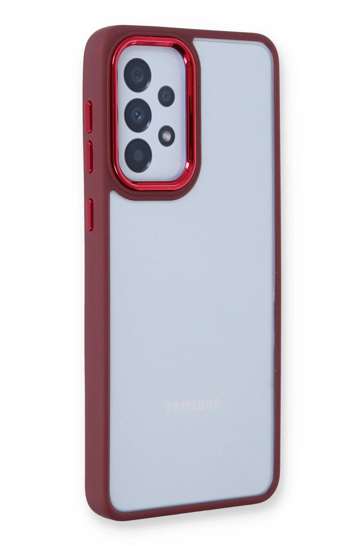 Newface Samsung Galaxy A73 5G Kılıf Dora Kapak - Kırmızı