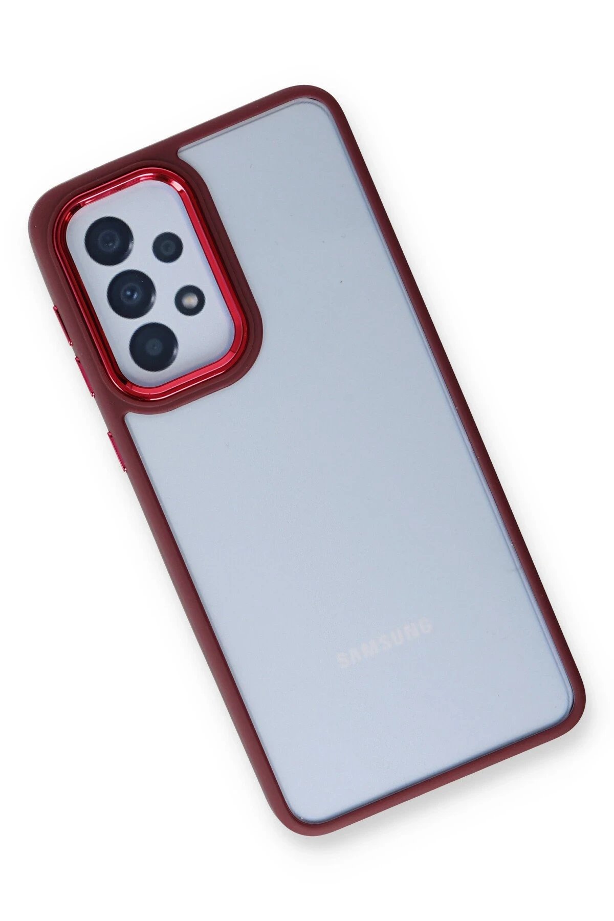 Newface Samsung Galaxy A73 5G Kılıf Dora Kapak - Kırmızı