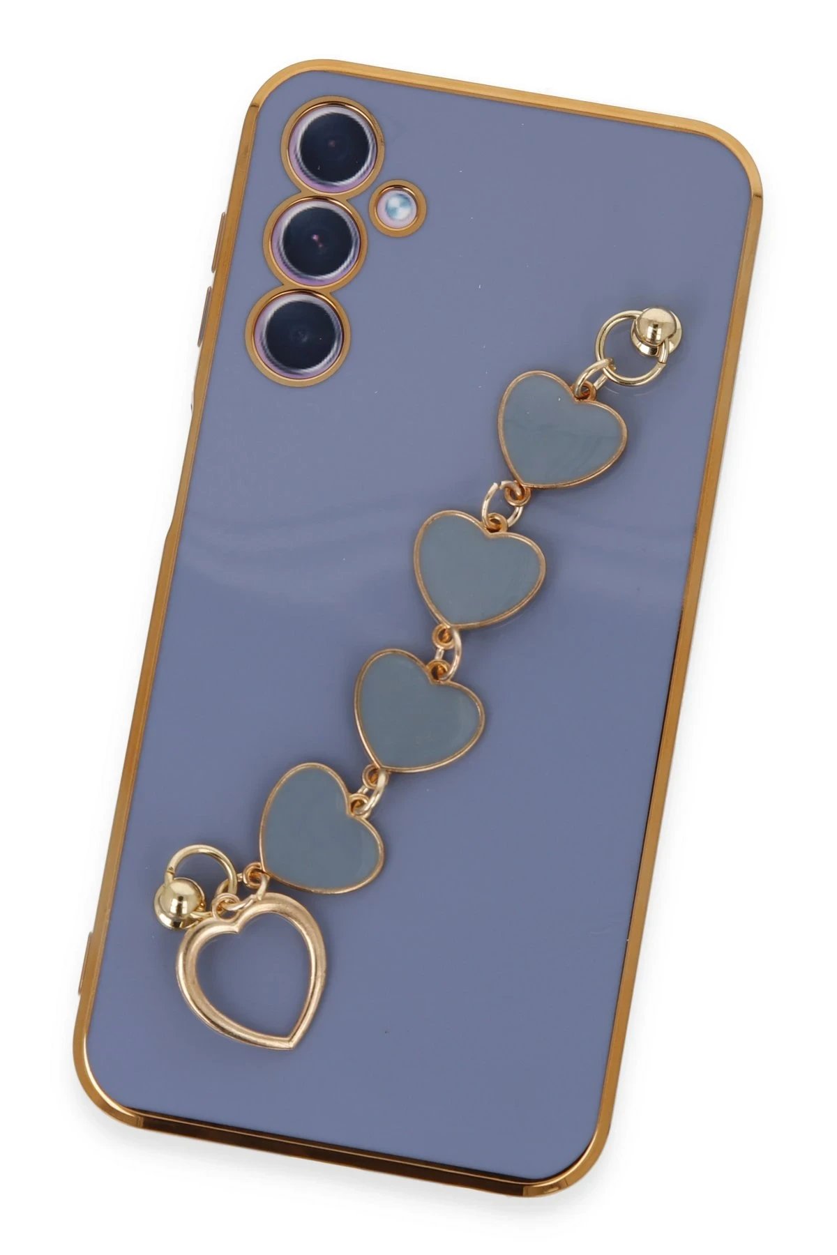 Newface Samsung Galaxy A24 4G Kılıf Esila Silikon - Gri