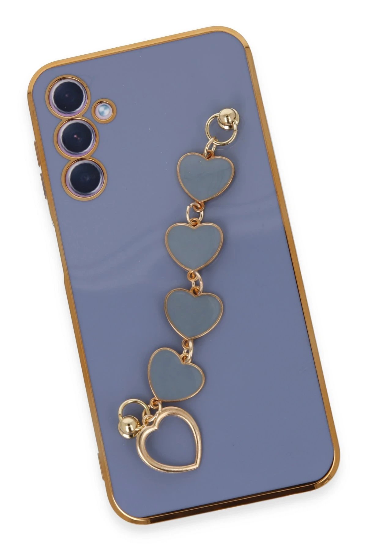 Newface Samsung Galaxy A24 4G Kılıf Esila Silikon - Gri