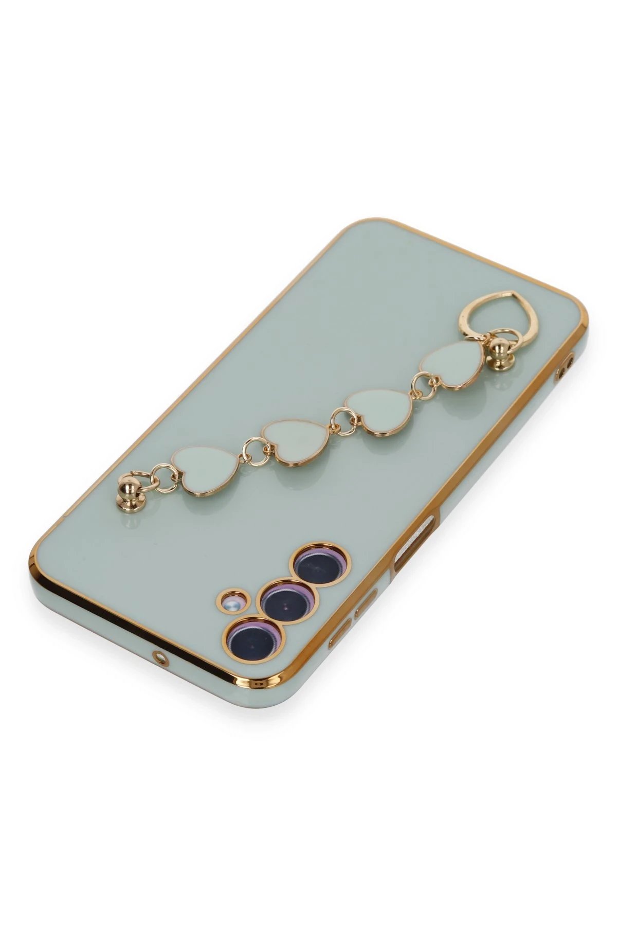 Newface Samsung Galaxy A24 4G Kılıf Esila Silikon - Su Yeşili