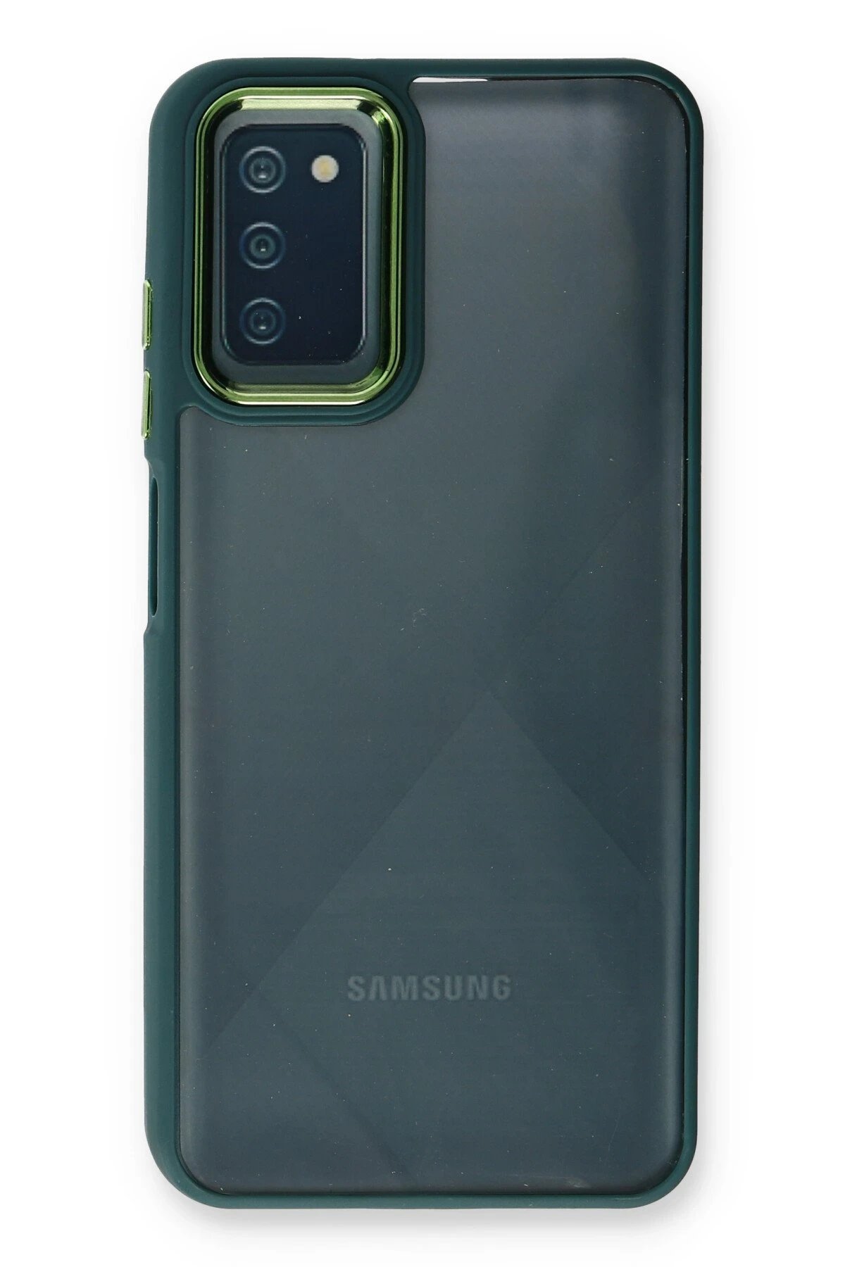 Newface Samsung Galaxy A03S Kılıf Dora Kapak - Haki Yeşil