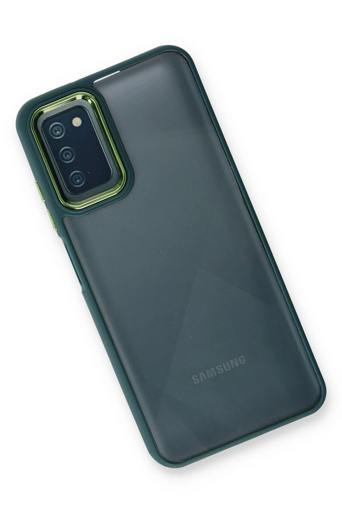 Newface Samsung Galaxy A03S Kılıf Dora Kapak - Haki Yeşil