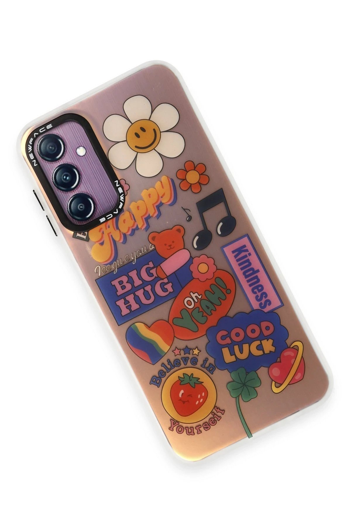 Newface Samsung Galaxy A14 4G Kılıf Estoril Desenli Kapak - Estoril - 15