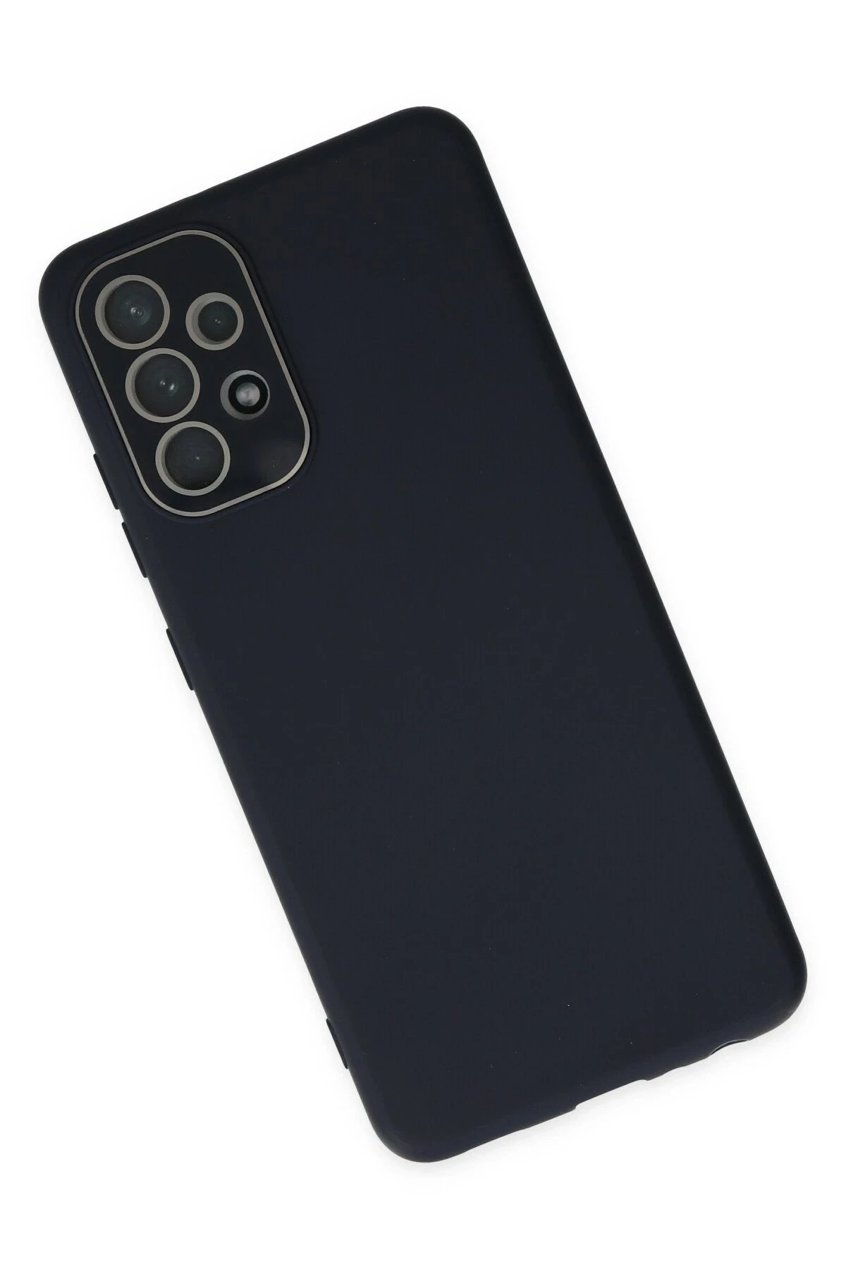 Newface Samsung Galaxy A53 5G Kılıf Lansman Glass Kapak - Lacivert