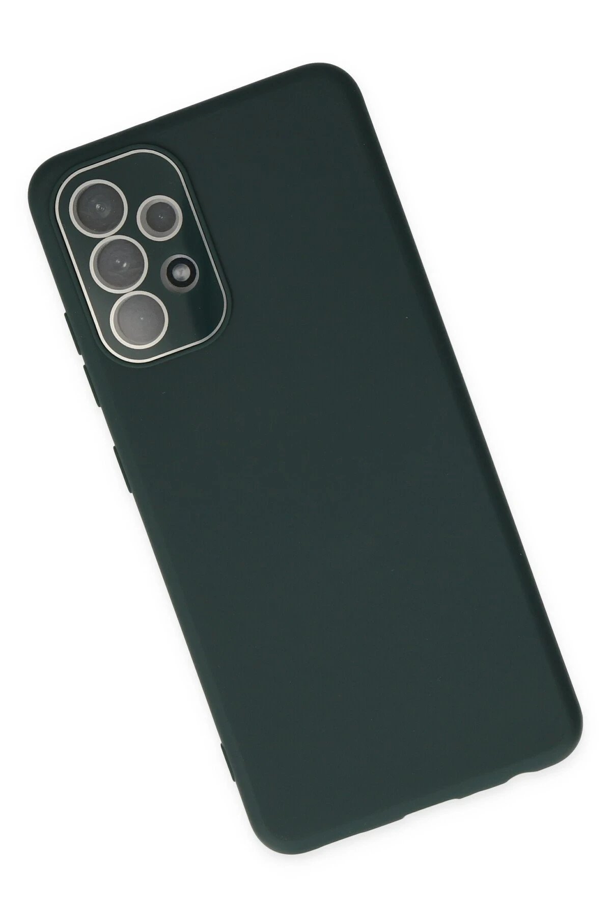 Newface Samsung Galaxy A53 5G Kılıf Lansman Glass Kapak - Koyu Yeşil