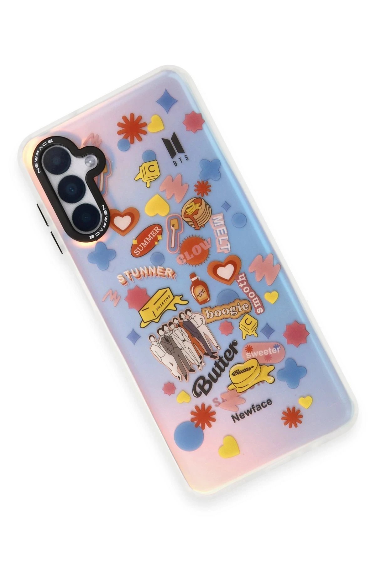 Newface Samsung Galaxy A04S Kılıf Estoril Desenli Kapak - Estoril - 16