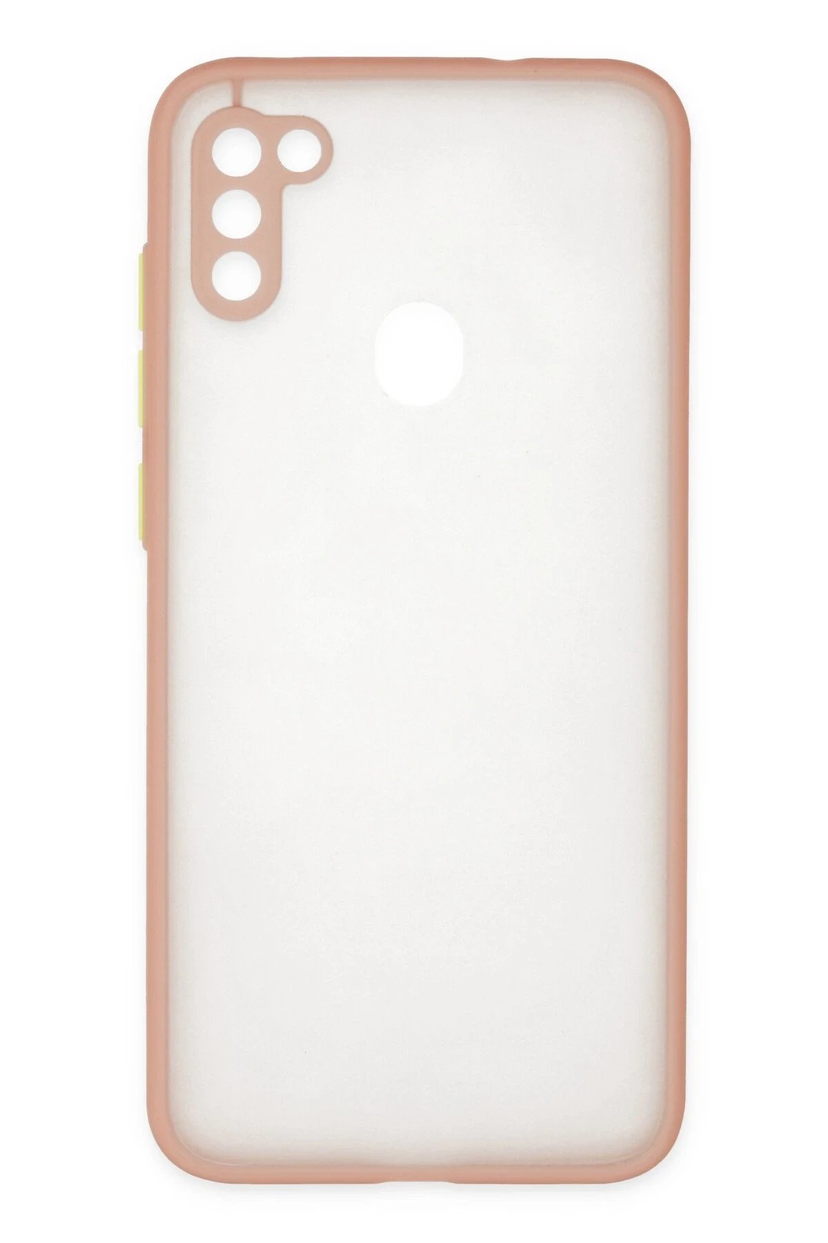 Newface Samsung Galaxy A11 Kılıf Montreal Silikon Kapak - Pembe