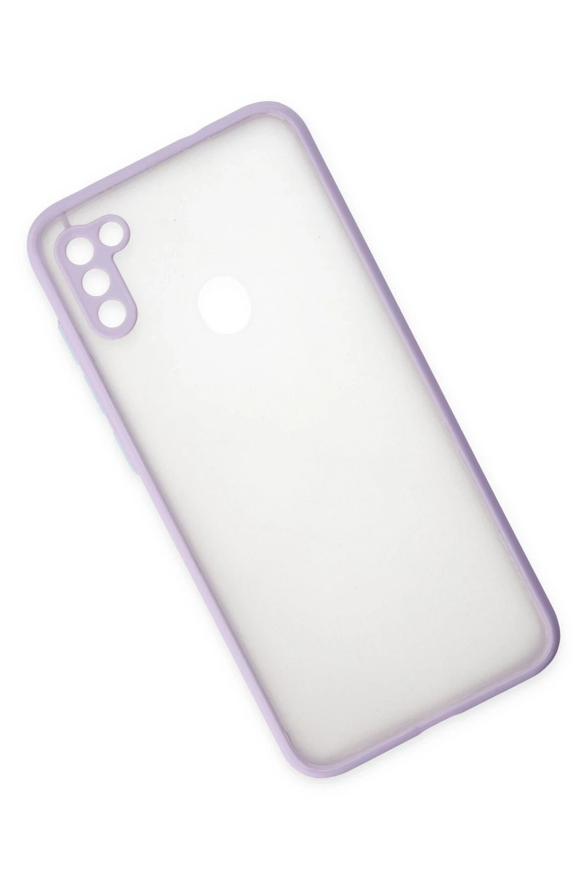 Newface Samsung Galaxy A11 Kılıf Montreal Silikon Kapak - Mor